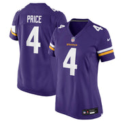Myles Price Minnesota Vikings Nike Women's Team Game Jersey -  Purple