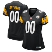 Pittsburgh Steelers Nike Women's Custom Game Jersey - Black