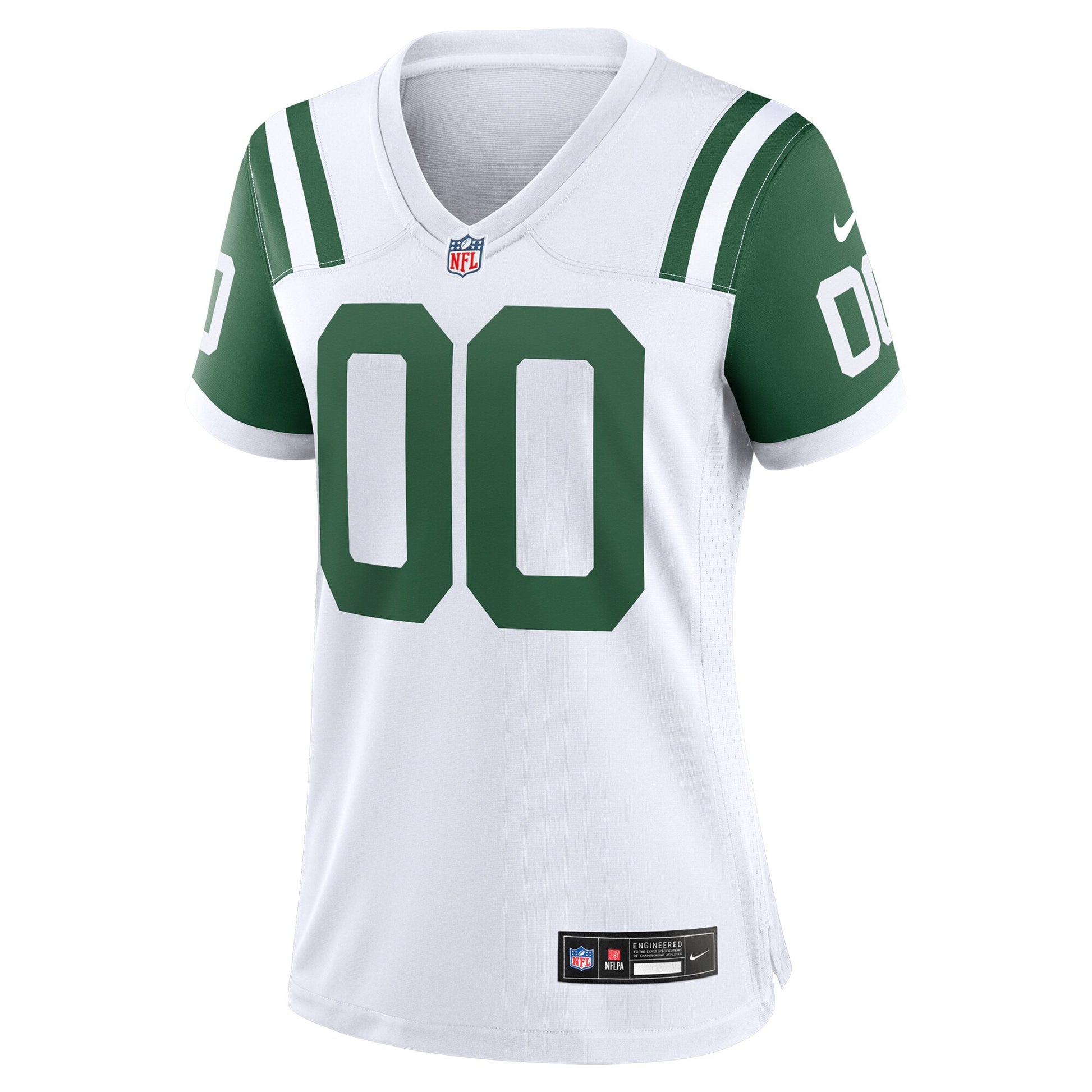 New York Jets Nike Women's Classic Alternate Custom Replica Jersey - White