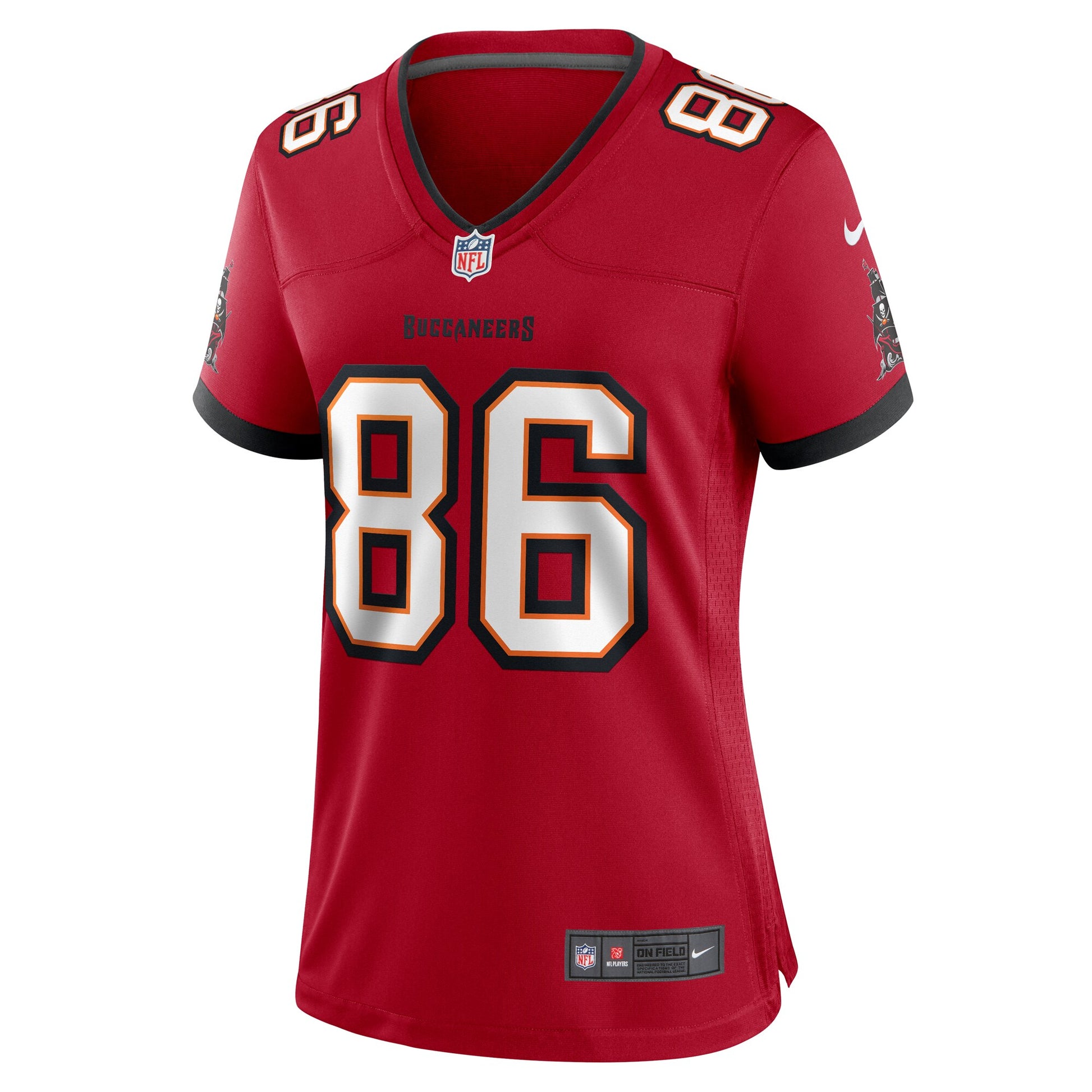 Evan Deckers Tampa Bay Buccaneers Nike Women's Team Game Jersey -  Red