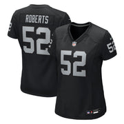 Elandon Roberts Las Vegas Raiders Nike Women's Team Game Jersey -  Black