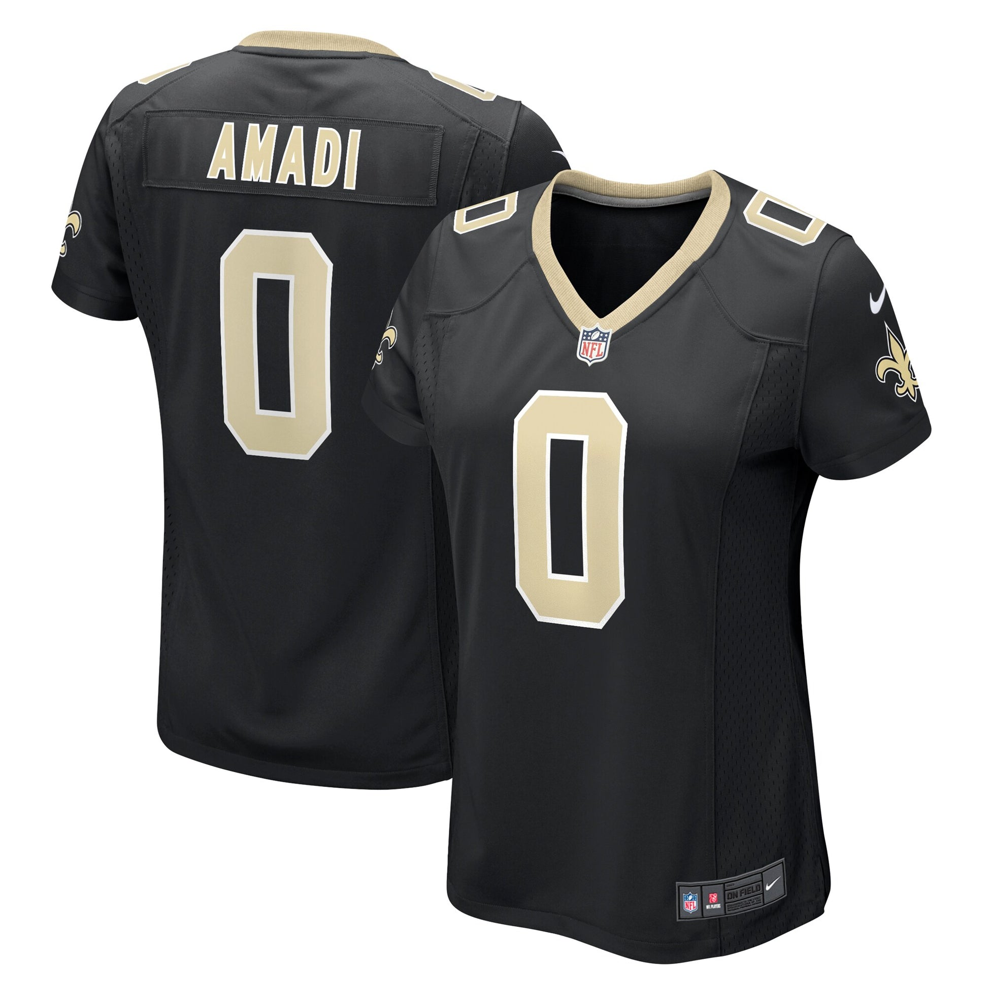 Ugo Amadi New Orleans Saints Nike Women's Team Game Jersey -  Black