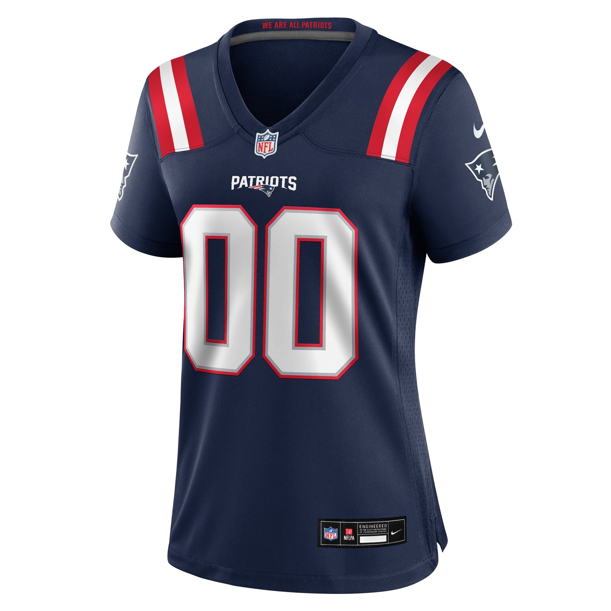 New England Patriots Nike Women's Custom Game Jersey - Navy