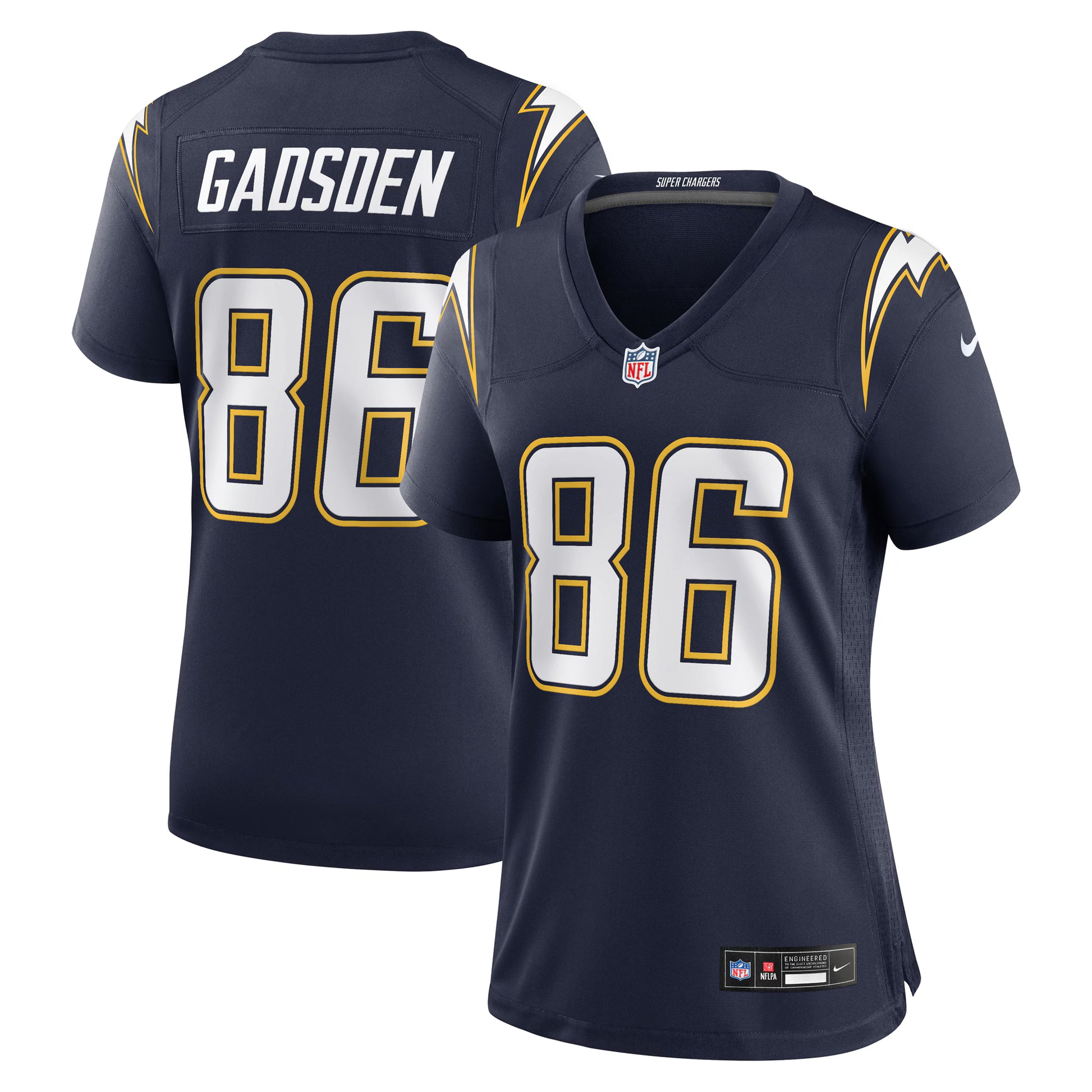 Oronde Gadsden Los Angeles Chargers Nike Women's Alternate 2 Super Chargers Game Jersey -  Navy