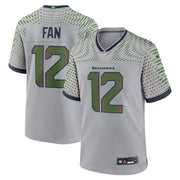 12s Seattle Seahawks Nike 2025 Rivalries Collection Game Jersey - Wolf Gray