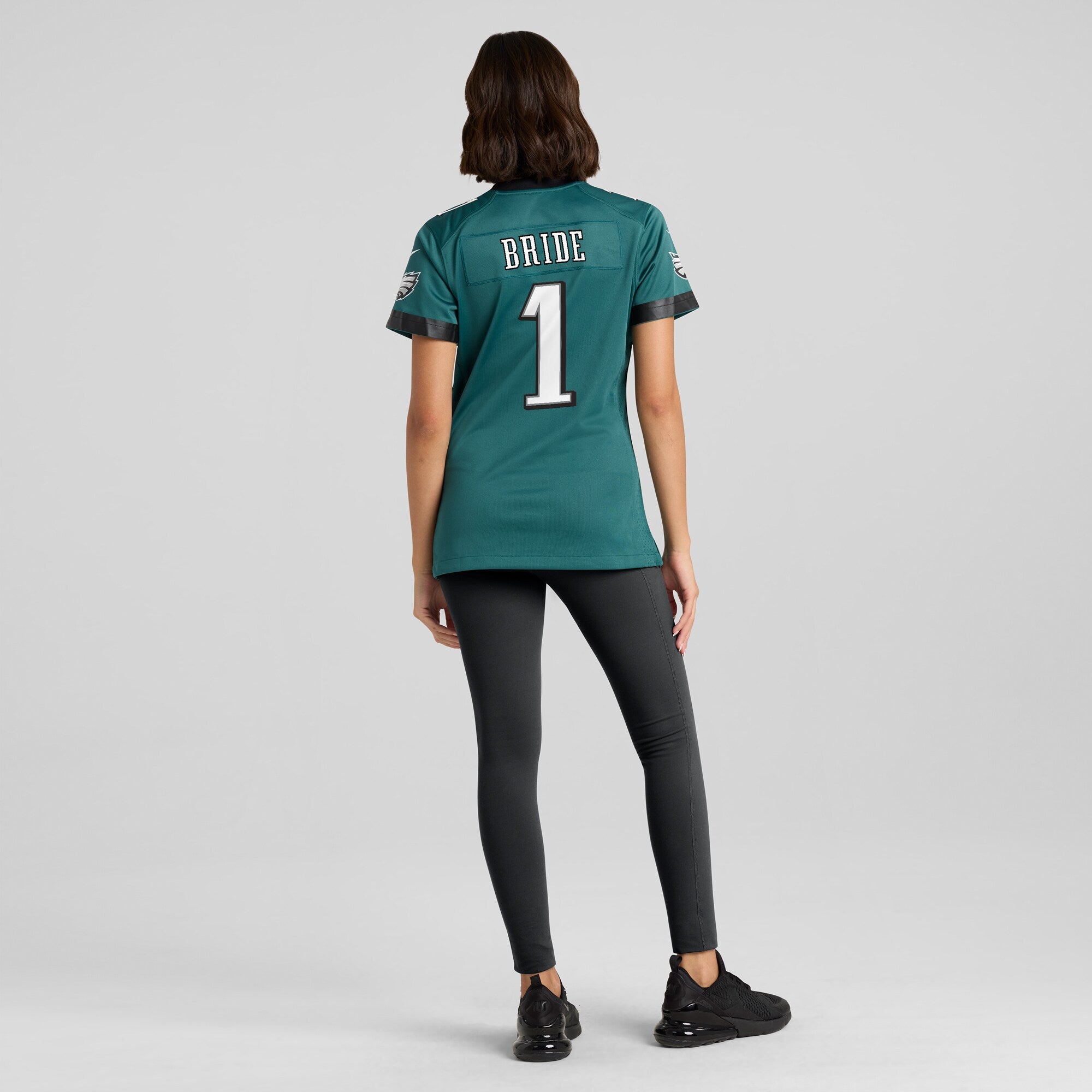 Number 1 Bride Philadelphia Eagles Nike Women's Game Jersey - Midnight Green