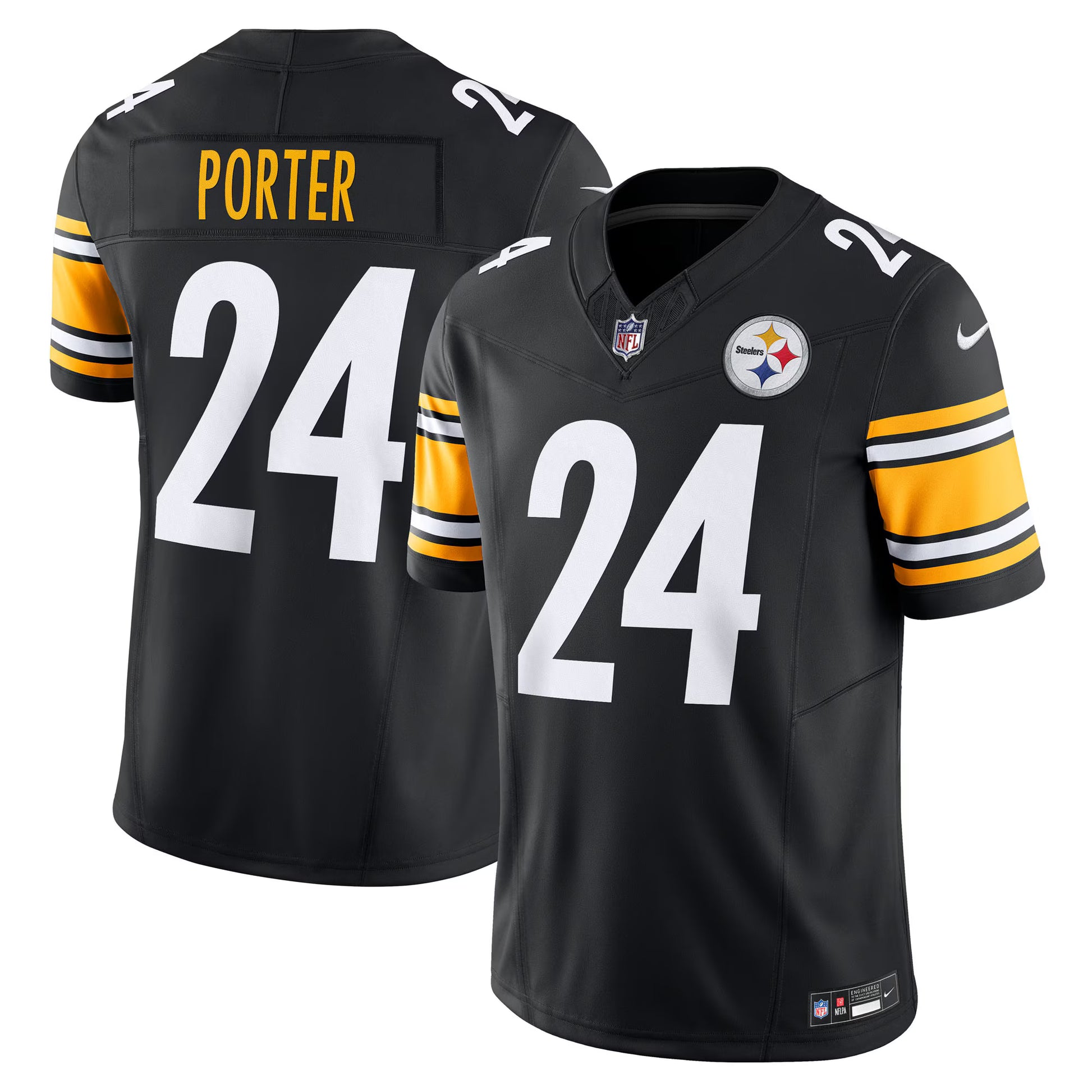 Joey Porter Jr. Pittsburgh Steelers Nike Vapor F.U.S.E. Limited Jersey - Black
