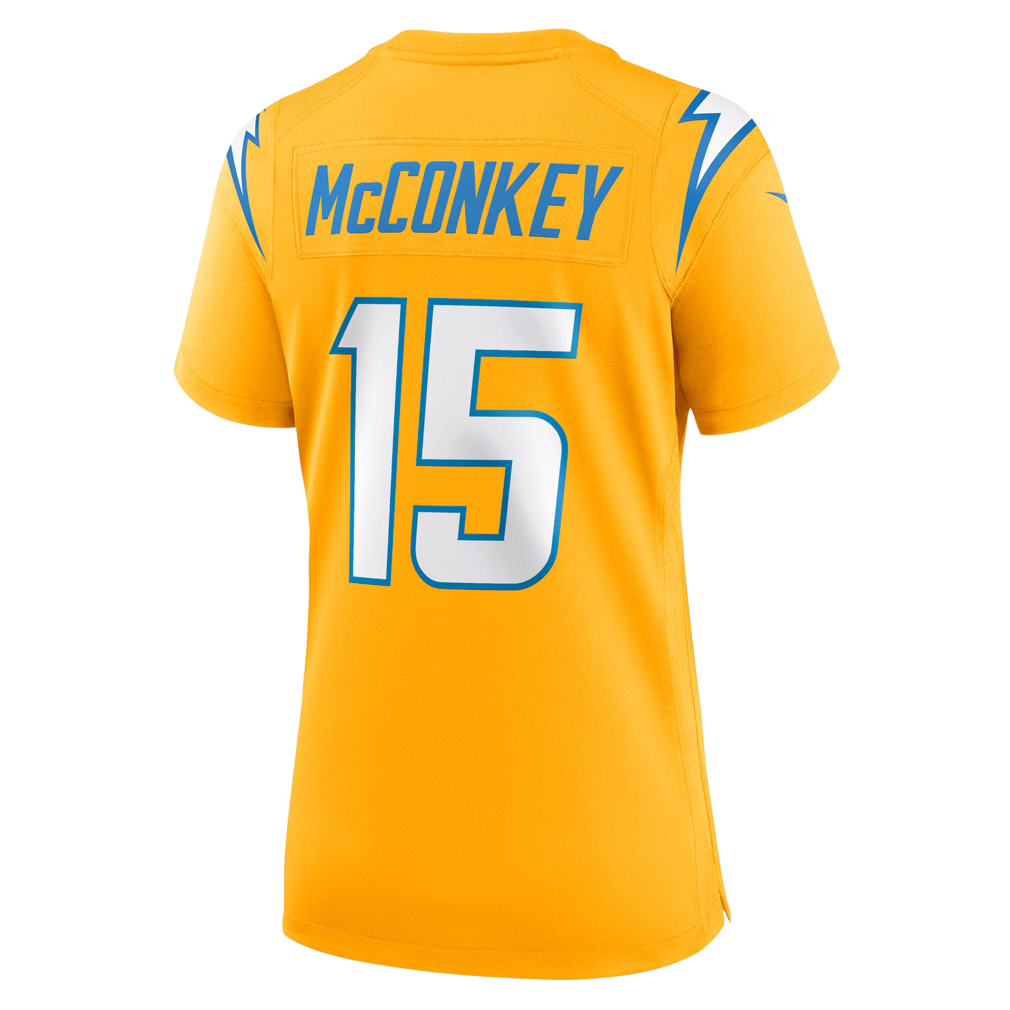 Ladd McConkey Los Angeles Chargers Nike Women's Alternate Charger Power Game Jersey - Gold