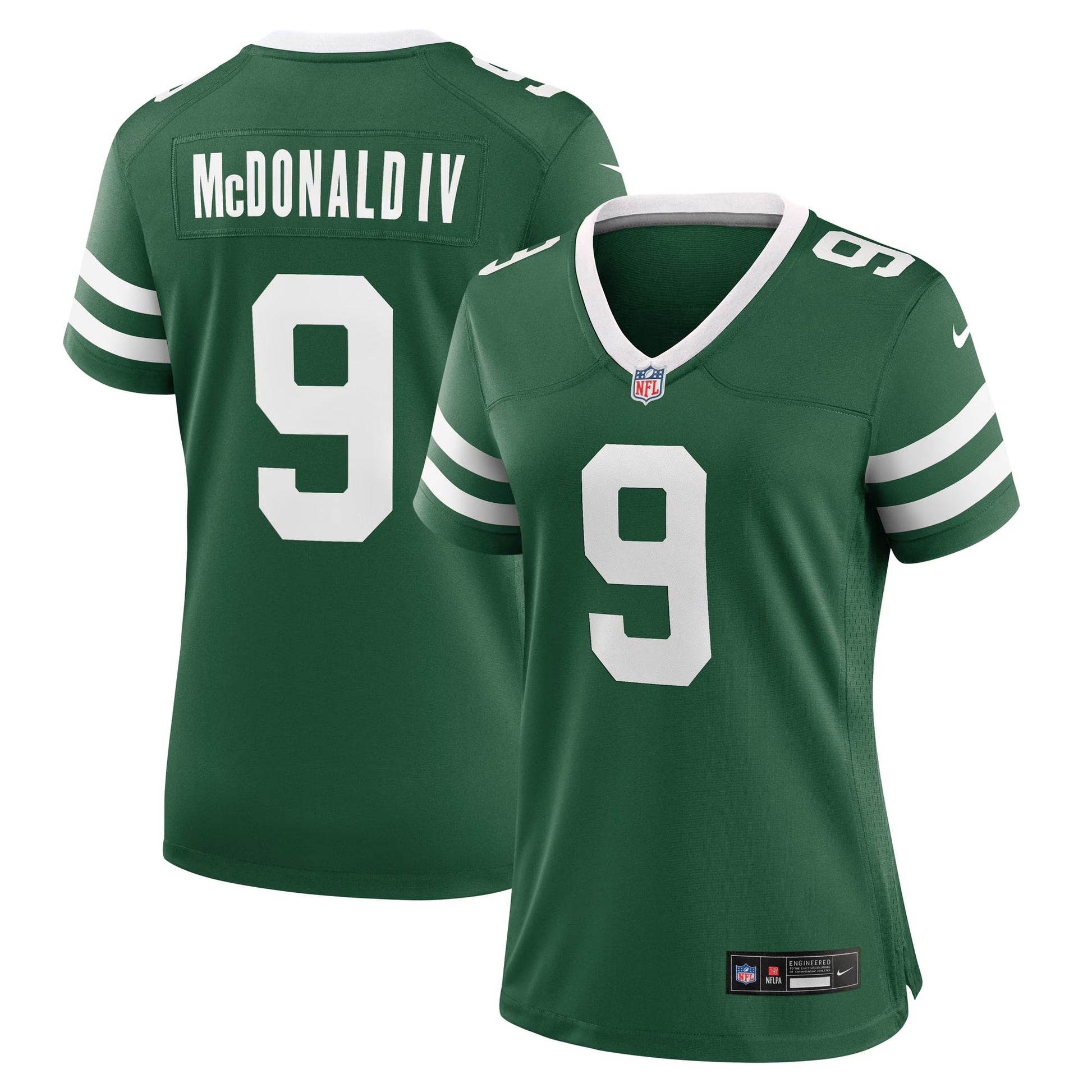 Will McDonald IV New York Jets Nike Women's Team Game Jersey - Legacy Green