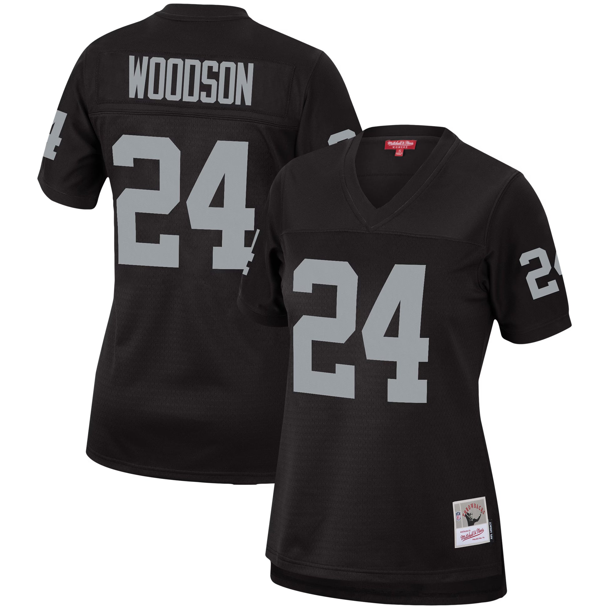 Charles Woodson Las Vegas Raiders Mitchell &amp; Ness Women's Legacy Replica Team Jersey - Black