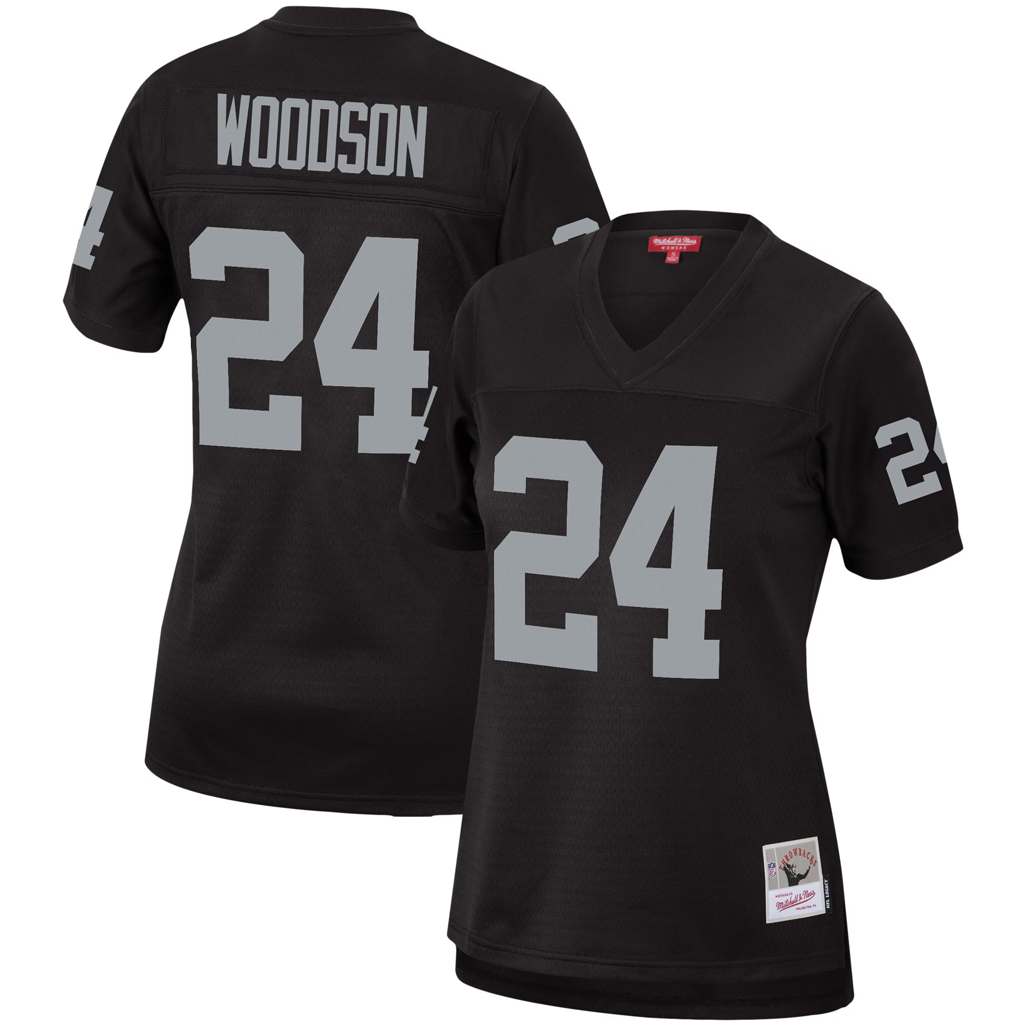 Charles Woodson Las Vegas Raiders Mitchell &amp; Ness Women's Legacy Replica Team Jersey - Black