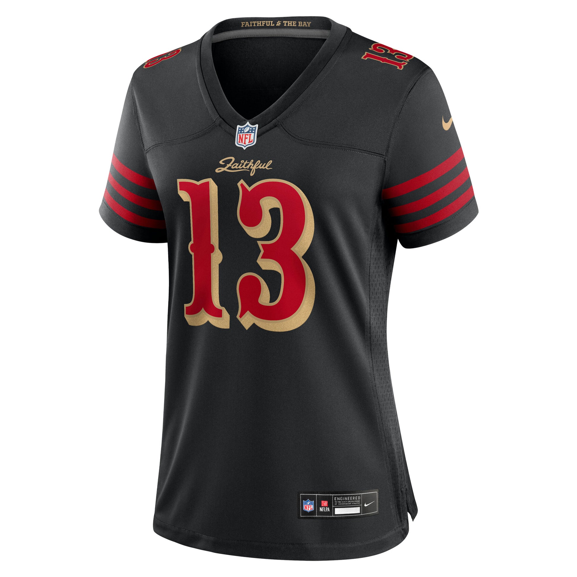Brock Purdy San Francisco 49ers Nike Women's 2025 Rivalries Collection Game Jersey - Black