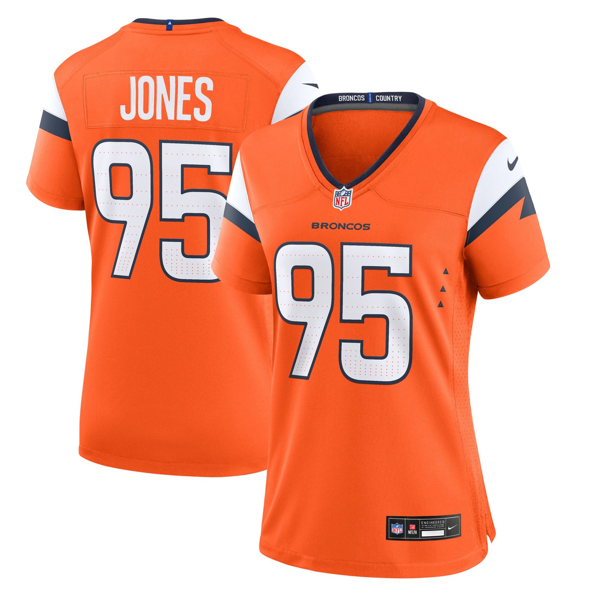 Sai'vion Jones Denver Broncos Nike Women's Team Game Jersey -  Orange