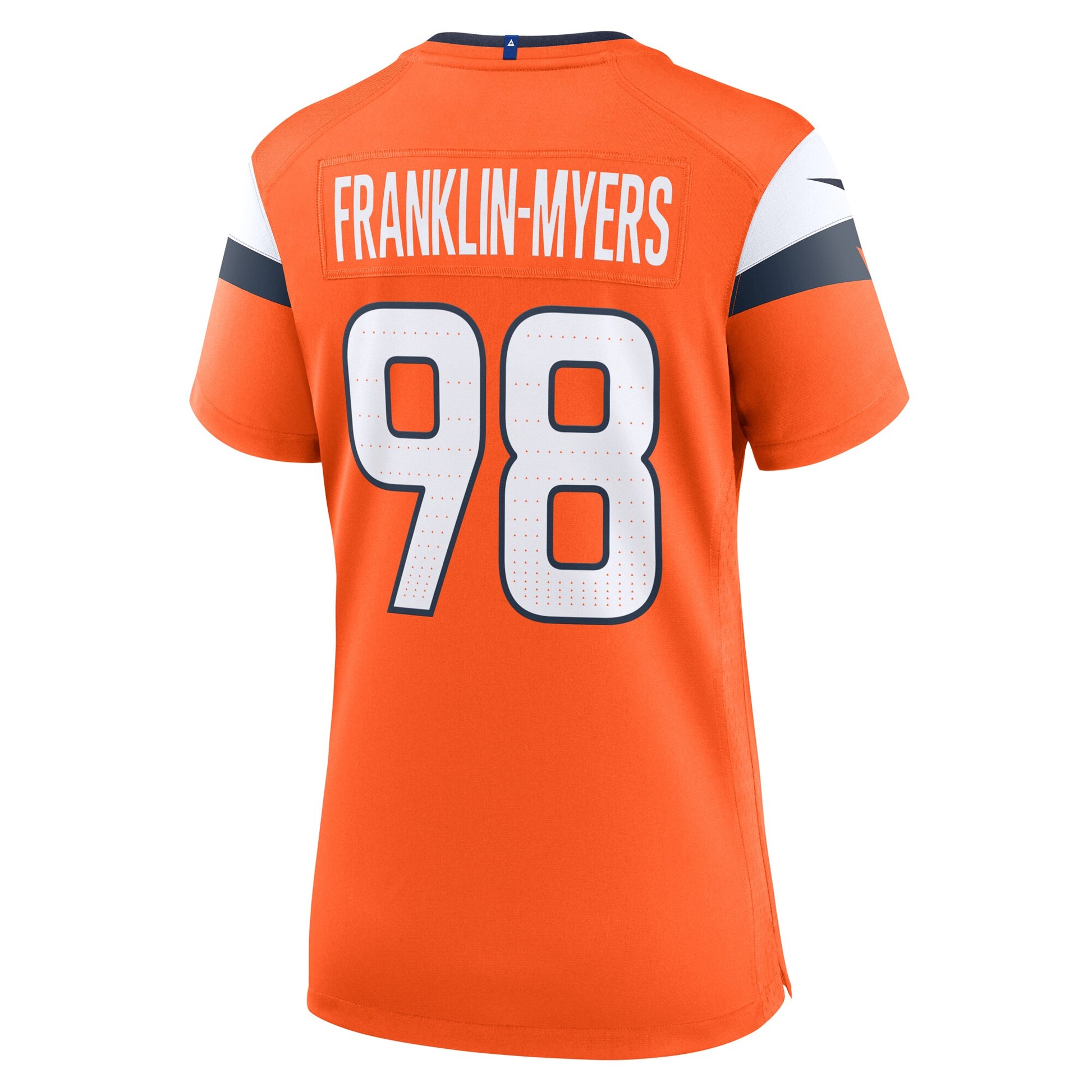 John Franklin-Myers Denver Broncos Nike Women's Team Game Jersey -  Orange