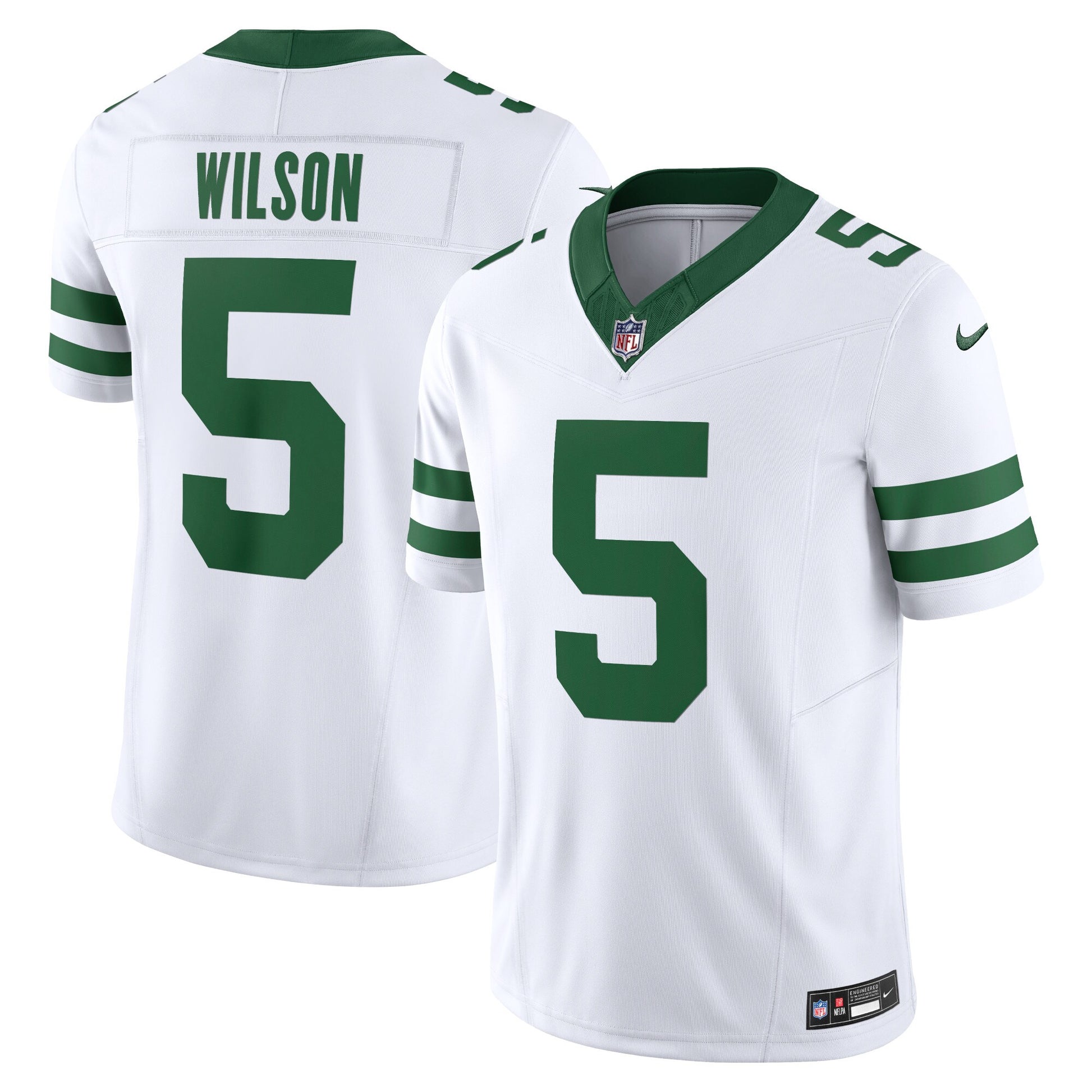 Garrett Wilson New York Jets Nike Vapor F.U.S.E. Limited Jersey  - Legacy White