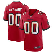 Men's Nike Red Tampa Bay Buccaneers  Team Custom Game Jersey