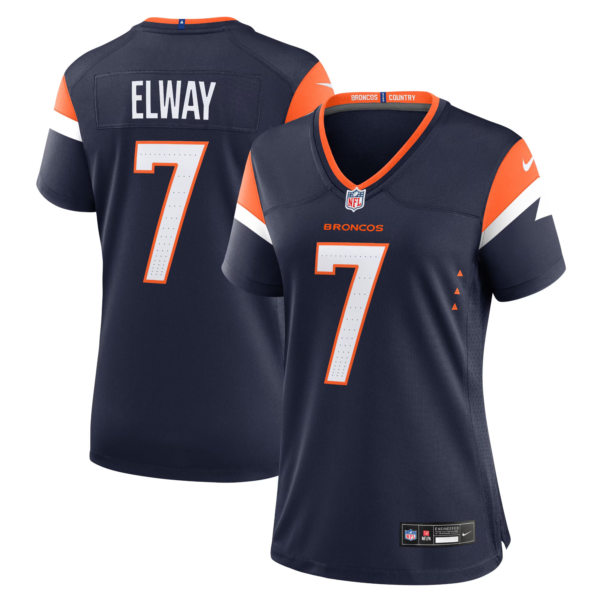 John Elway Denver Broncos Nike Women's Mile High Collection Retired Player Alternate Game Jersey - Navy