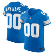 Detroit Lions Nike Team Vapor F.U.S.E. Elite Custom Jersey -  Blue