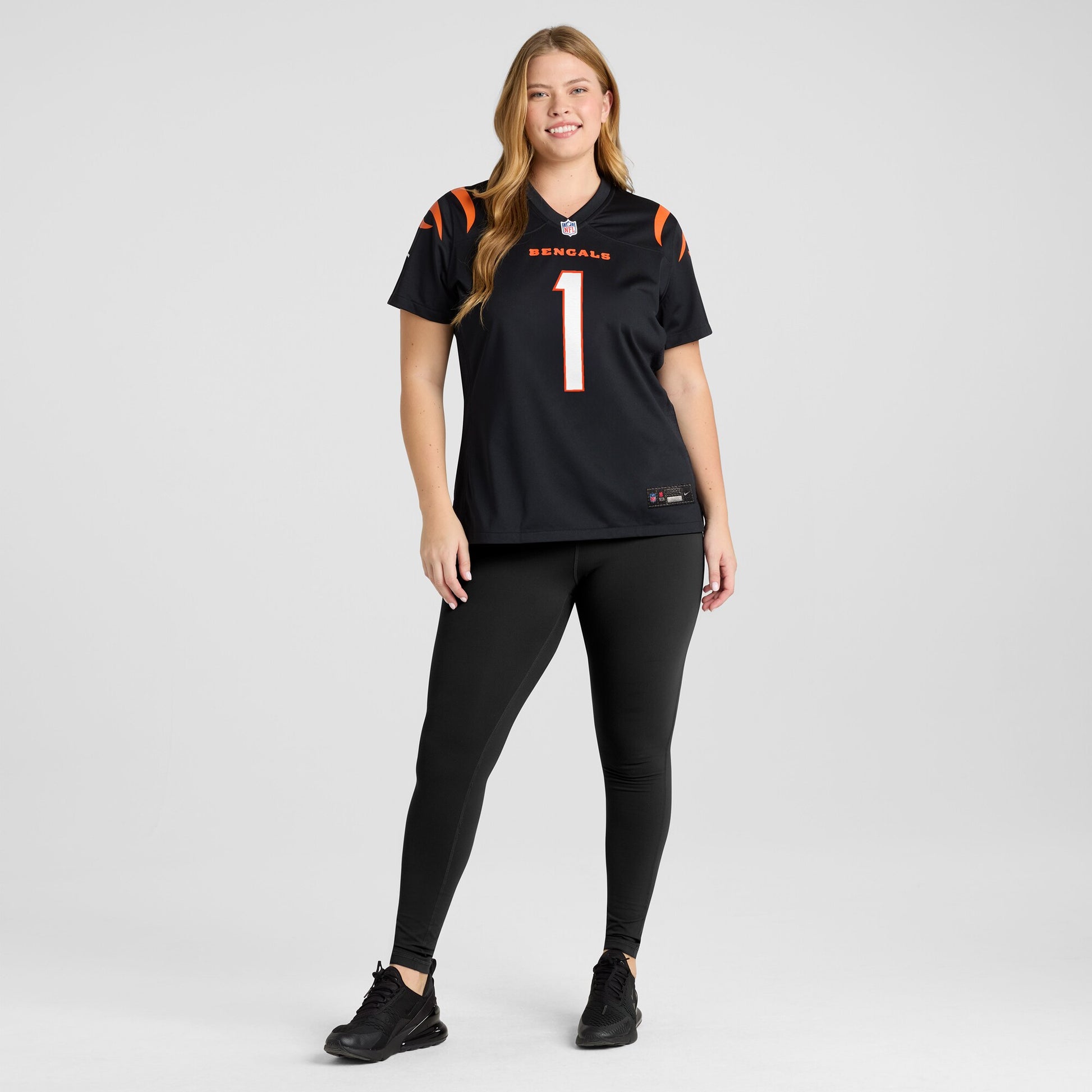 Number 1 Bride Cincinnati Bengals Nike Women's Game Jersey - Black