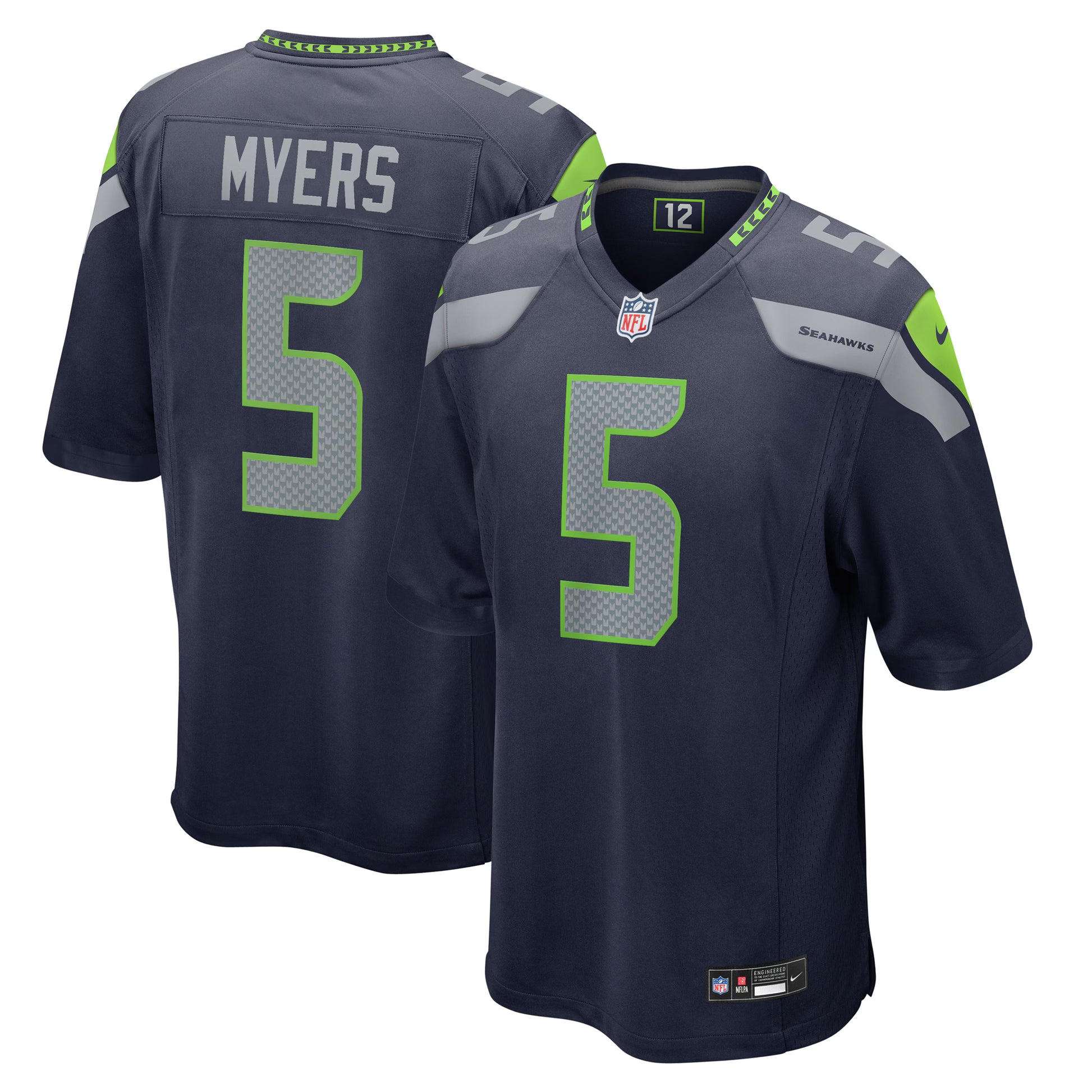 Jason Myers Seattle Seahawks Nike  Game Jersey -  College Navy