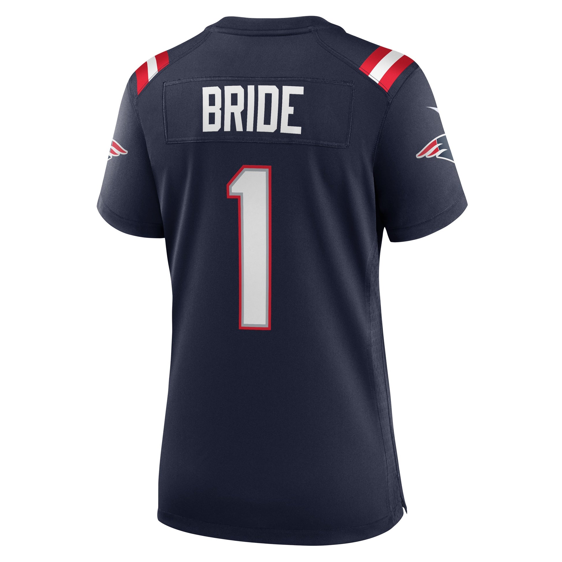 Number 1 Bride New England Patriots Nike Women's Game Jersey - Navy