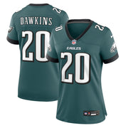 Brian Dawkins Philadelphia Eagles Nike Women's Retired Player Game Jersey - Midnight Green
