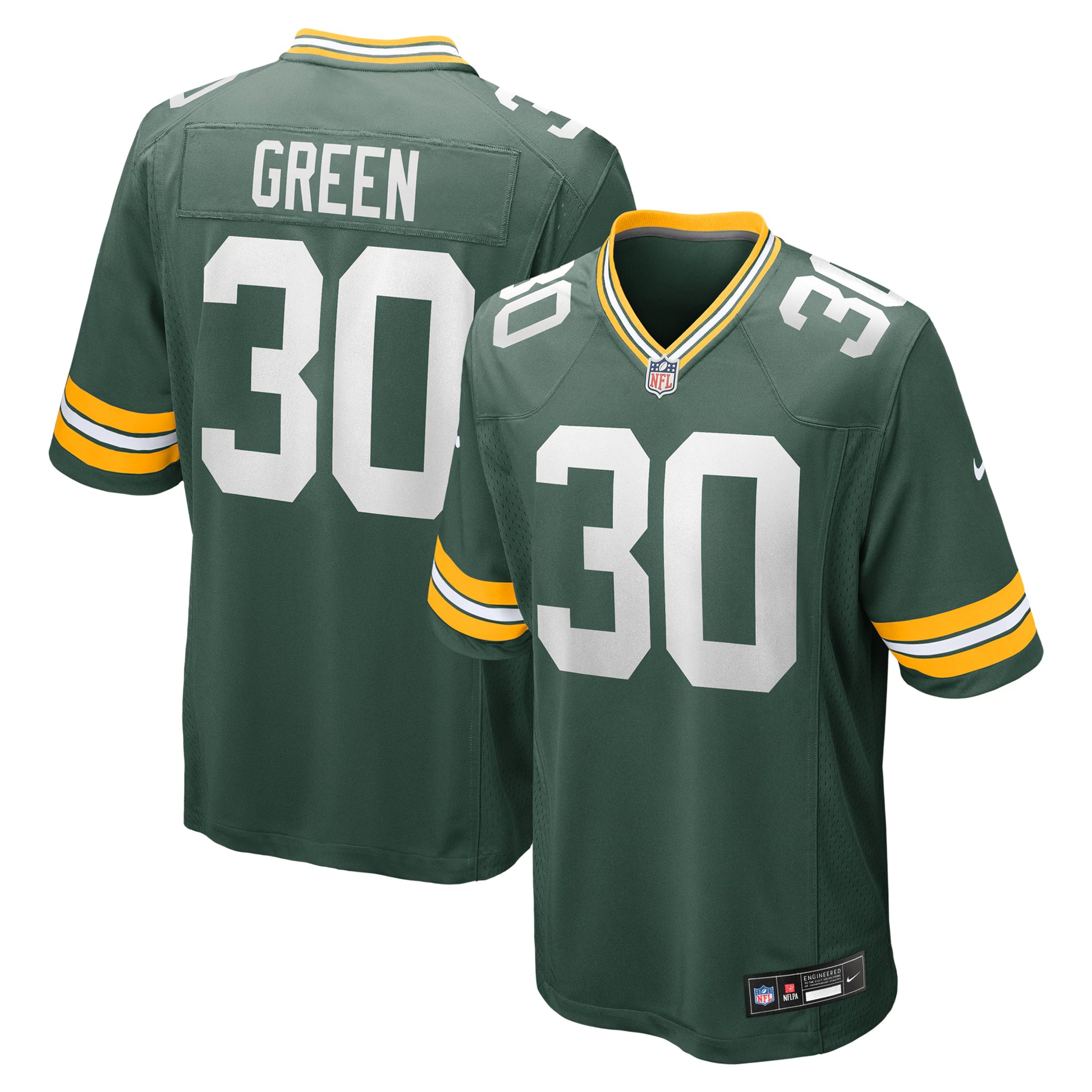 Ahman Green Green Bay Packers Nike Team Retired Player Game Jersey -  Green