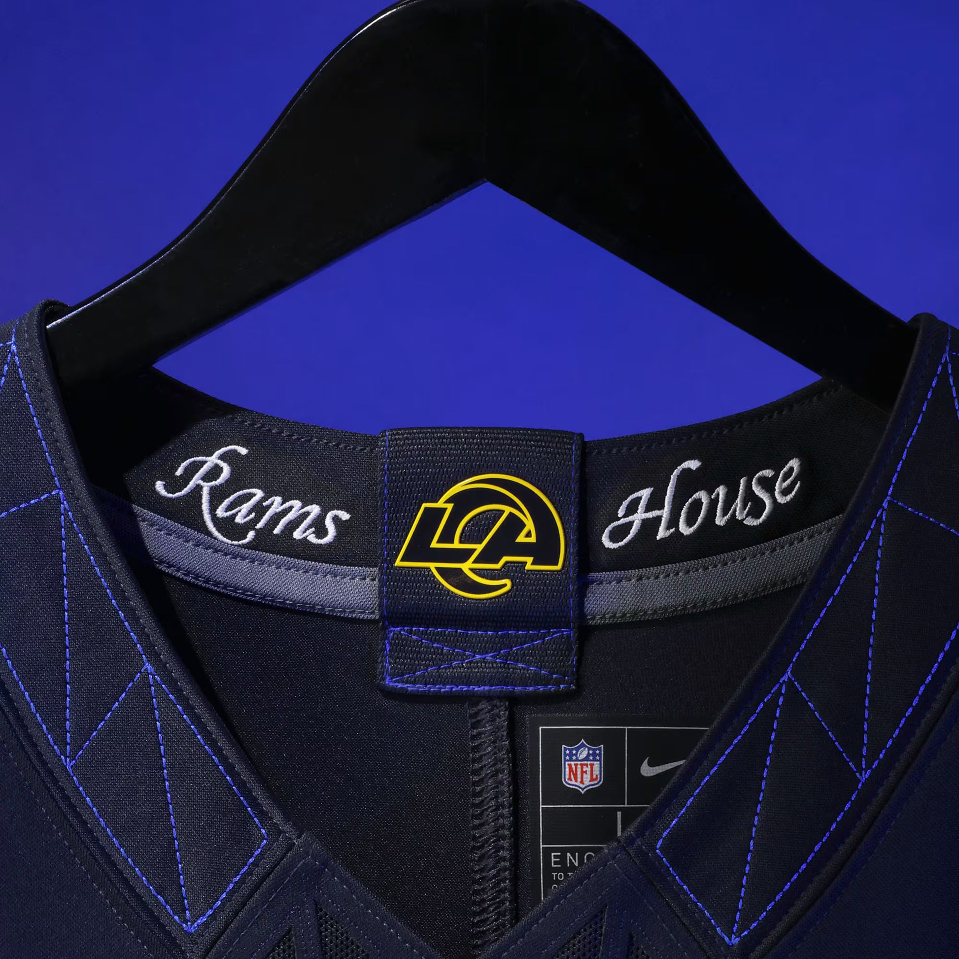 Kyren Williams Los Angeles Rams Nike 2025 Rivalries Collection Limited Jersey - Midnight Blue