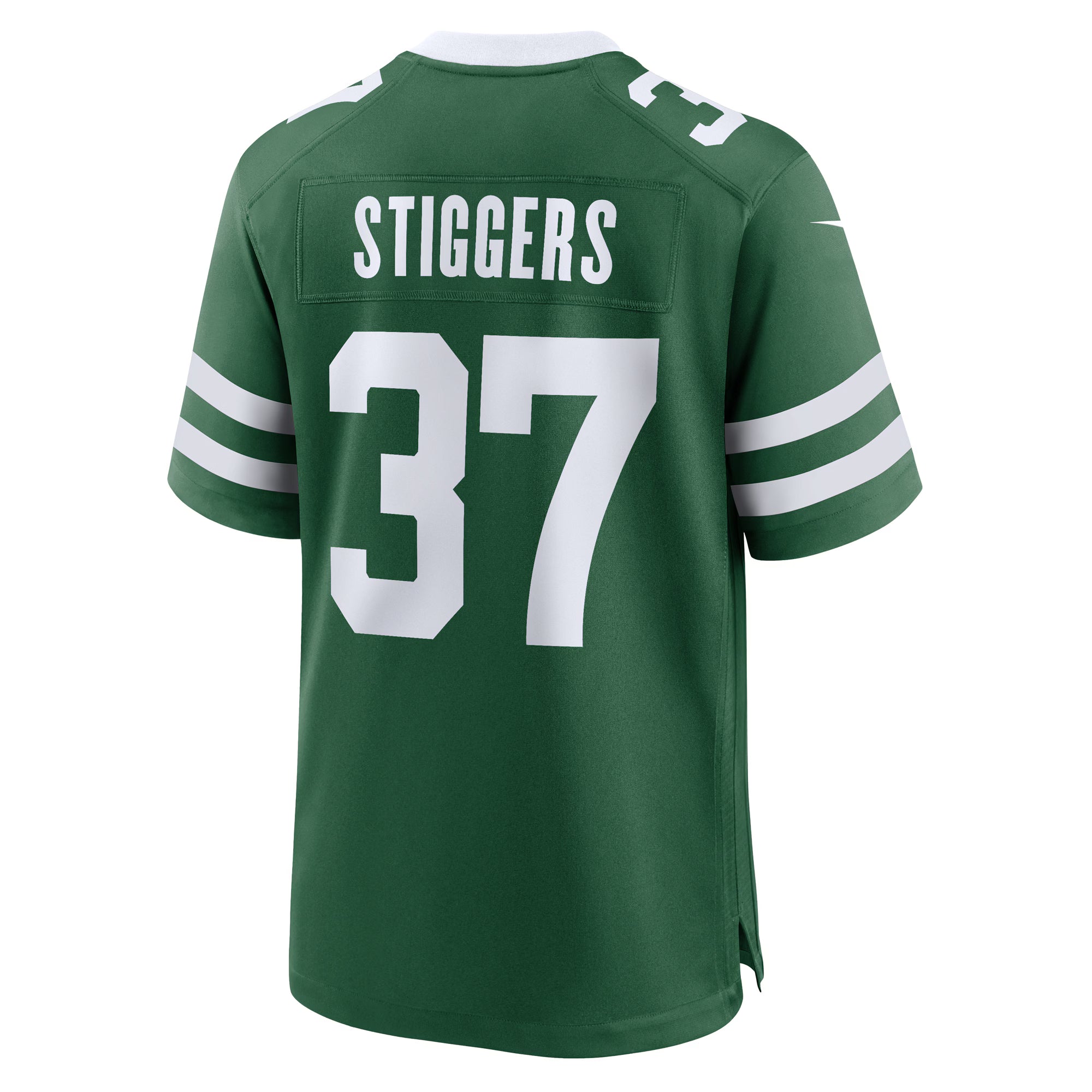Qwan'tez Stiggers New York Jets Nike Team Game Jersey - Legacy Green