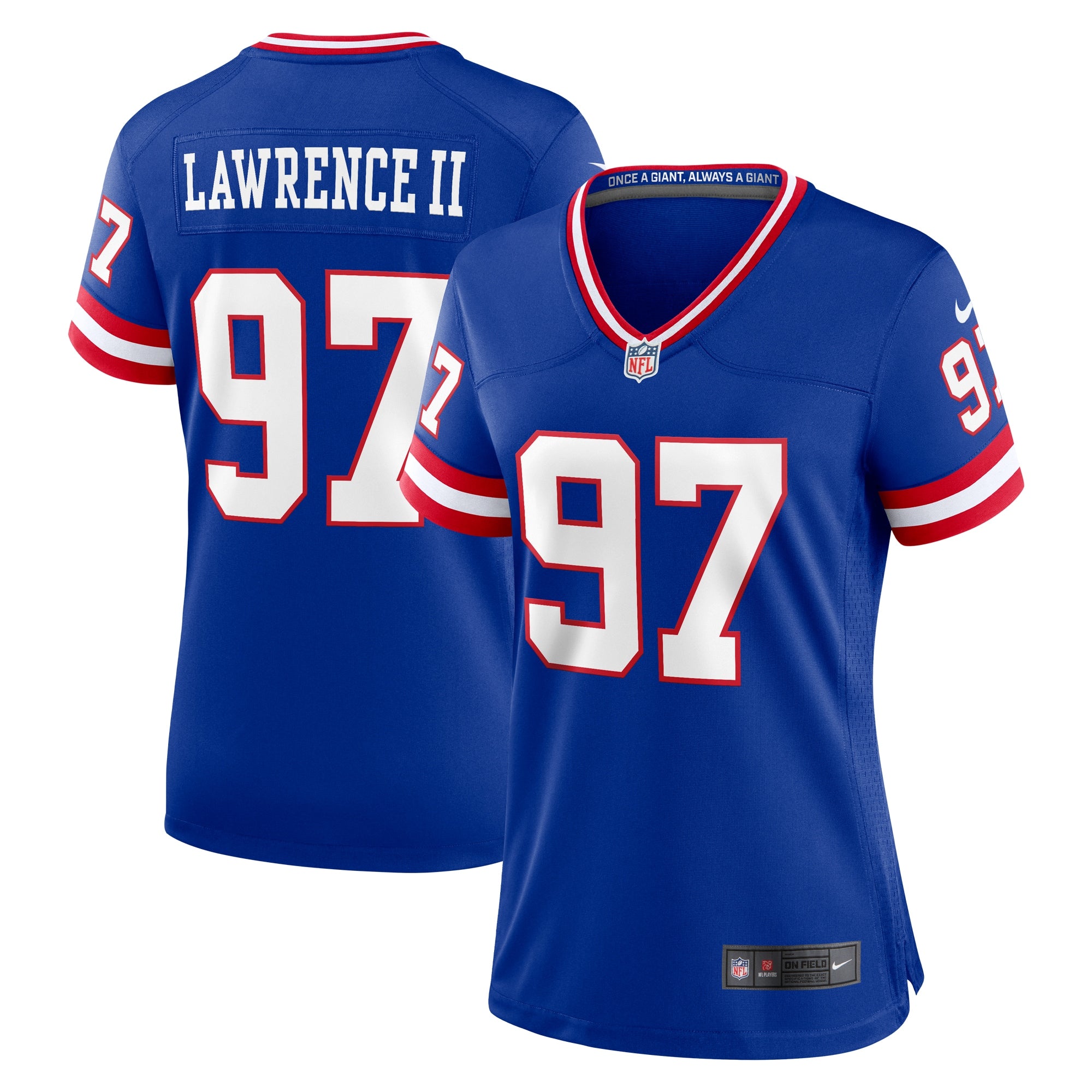 Dexter Lawrence New York Giants Nike Women's Alternate Game Jersey - Century Red