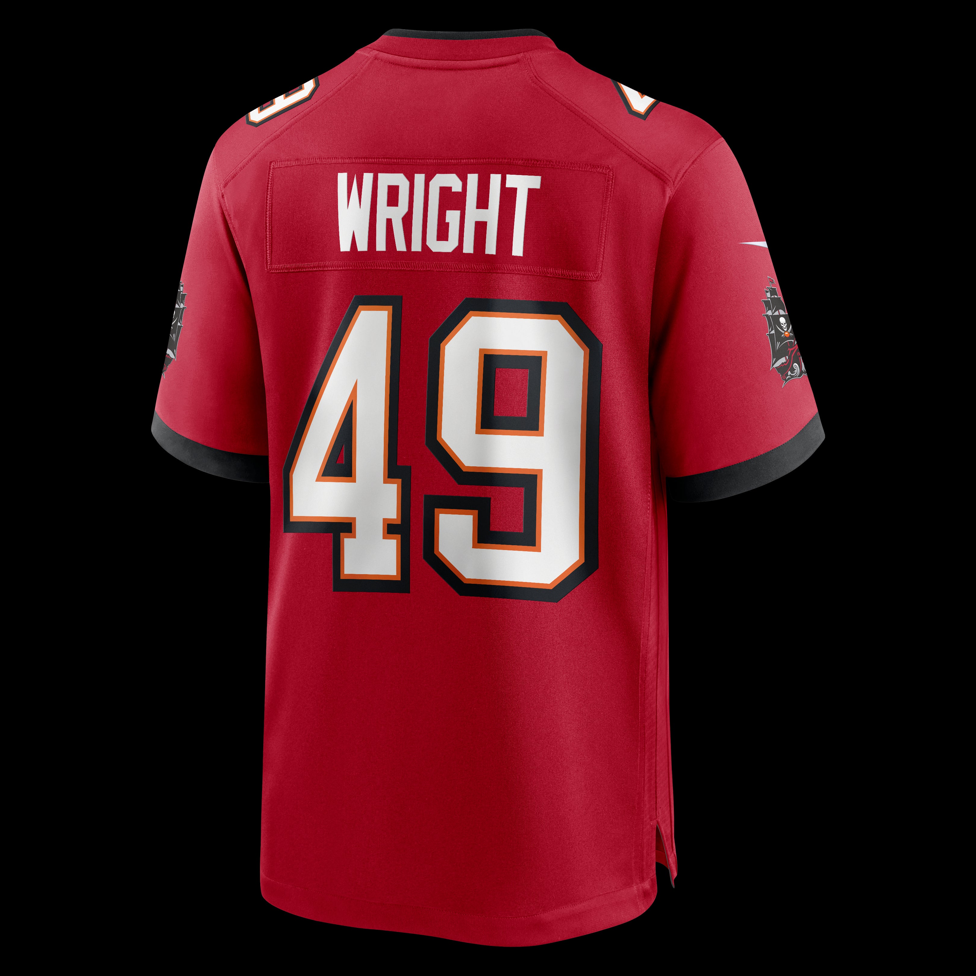 Owen Wright Tampa Bay Buccaneers Nike Team  Game Jersey -  Red