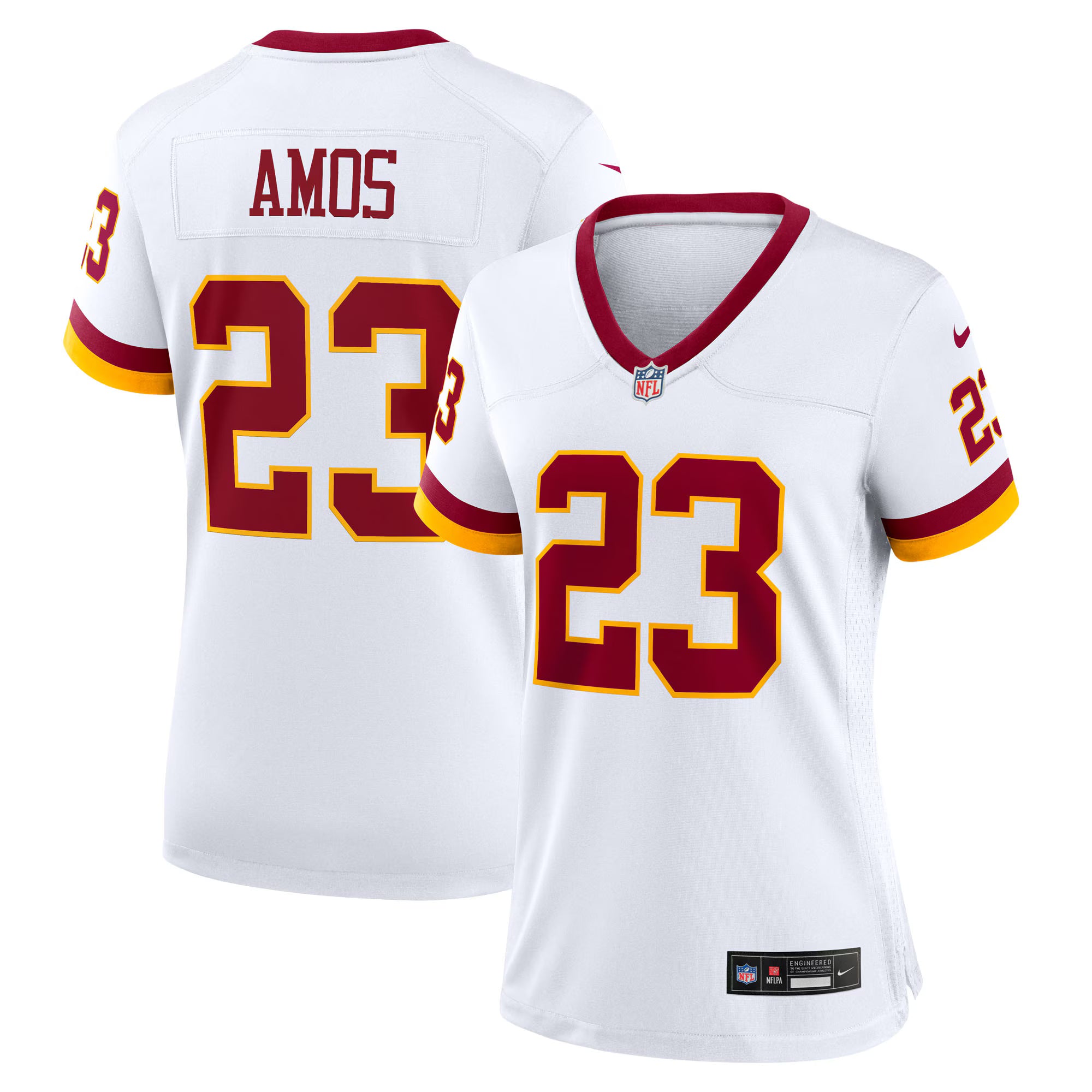 Trey Amos Washington Commanders Nike Women's Game Super Bowl Era Jersey - White