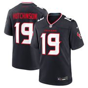 Xavier Hutchinson Houston Texans Nike Team Game Jersey -  Navy