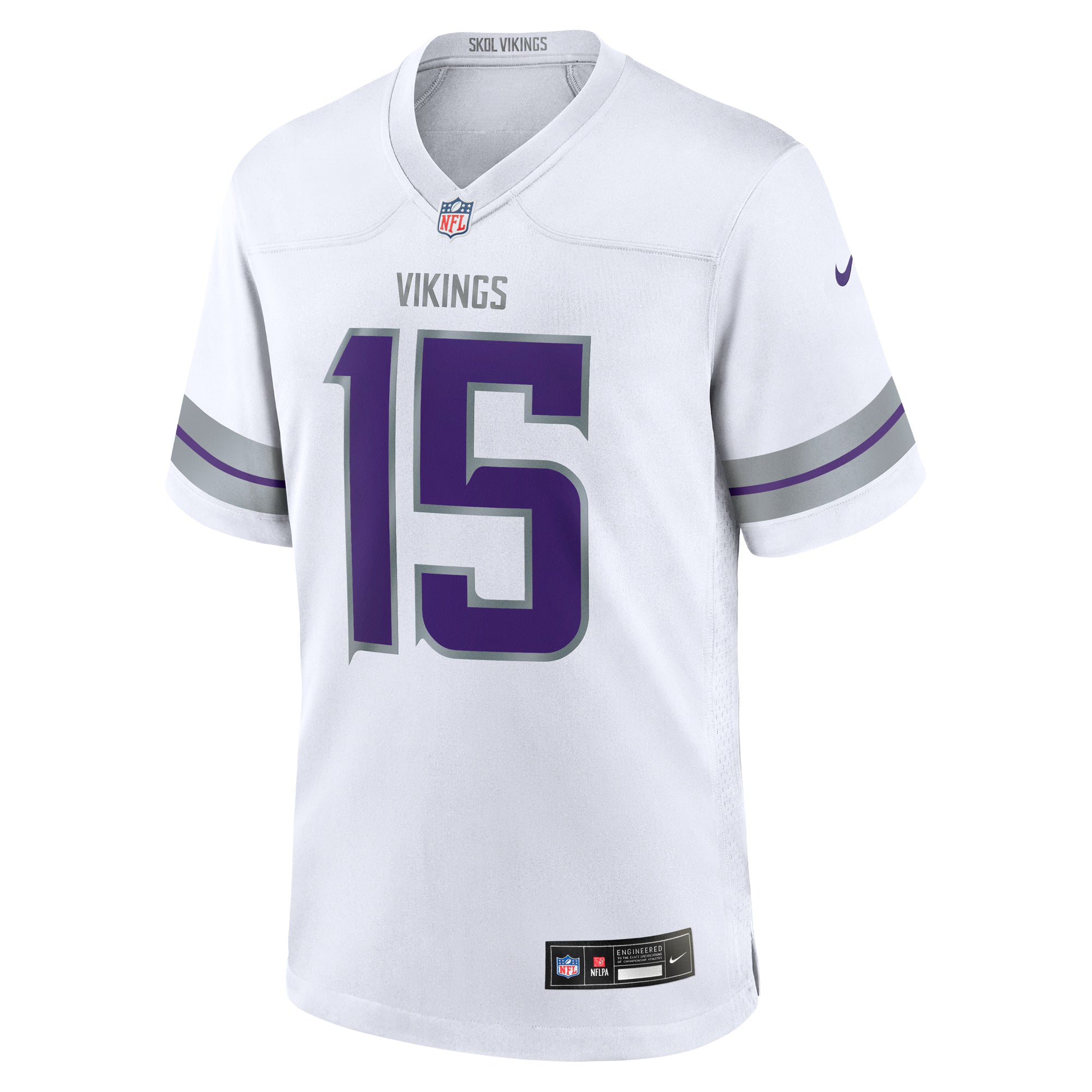 Dallas Turner Minnesota Vikings Nike Alternate Game Jersey - White