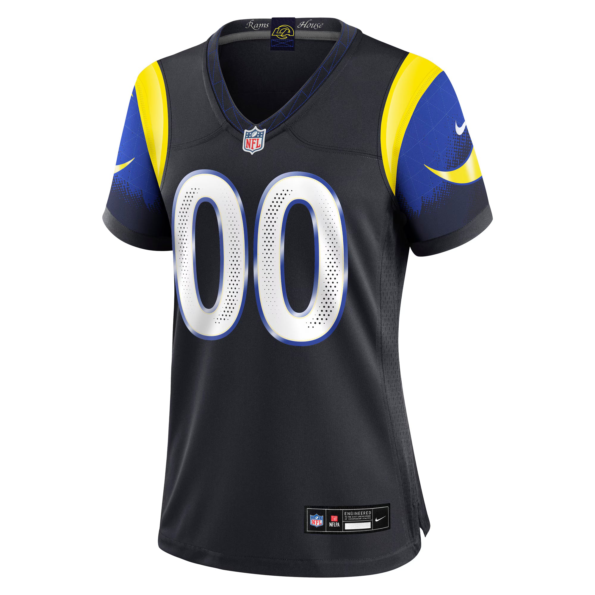 Los Angeles Rams Nike Women's 2025 Rivalries Collection Custom Game Jersey - Midnight Blue