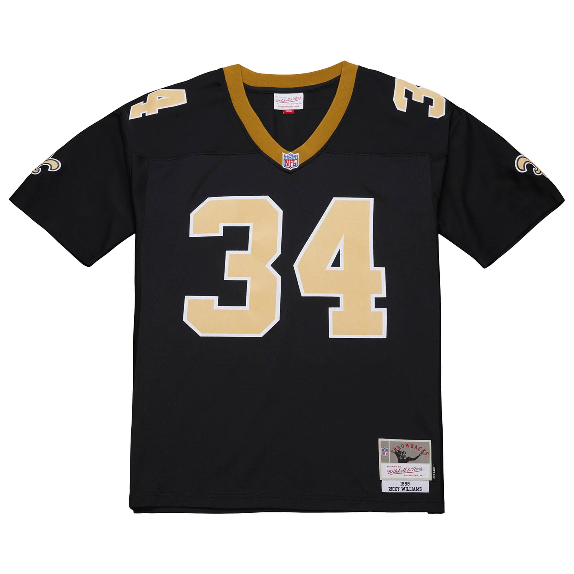 Ricky Williams New Orleans Saints Mitchell &amp; Ness 1999 Legacy Replica Jersey - Black