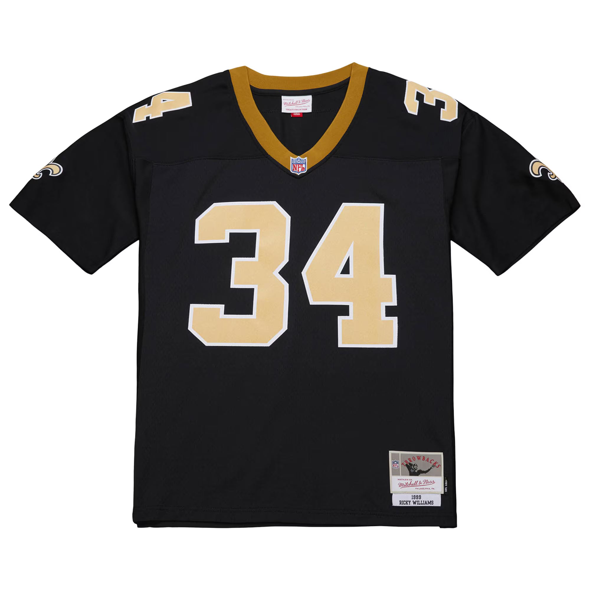 Ricky Williams New Orleans Saints Mitchell &amp; Ness 1999 Legacy Replica Jersey - Black