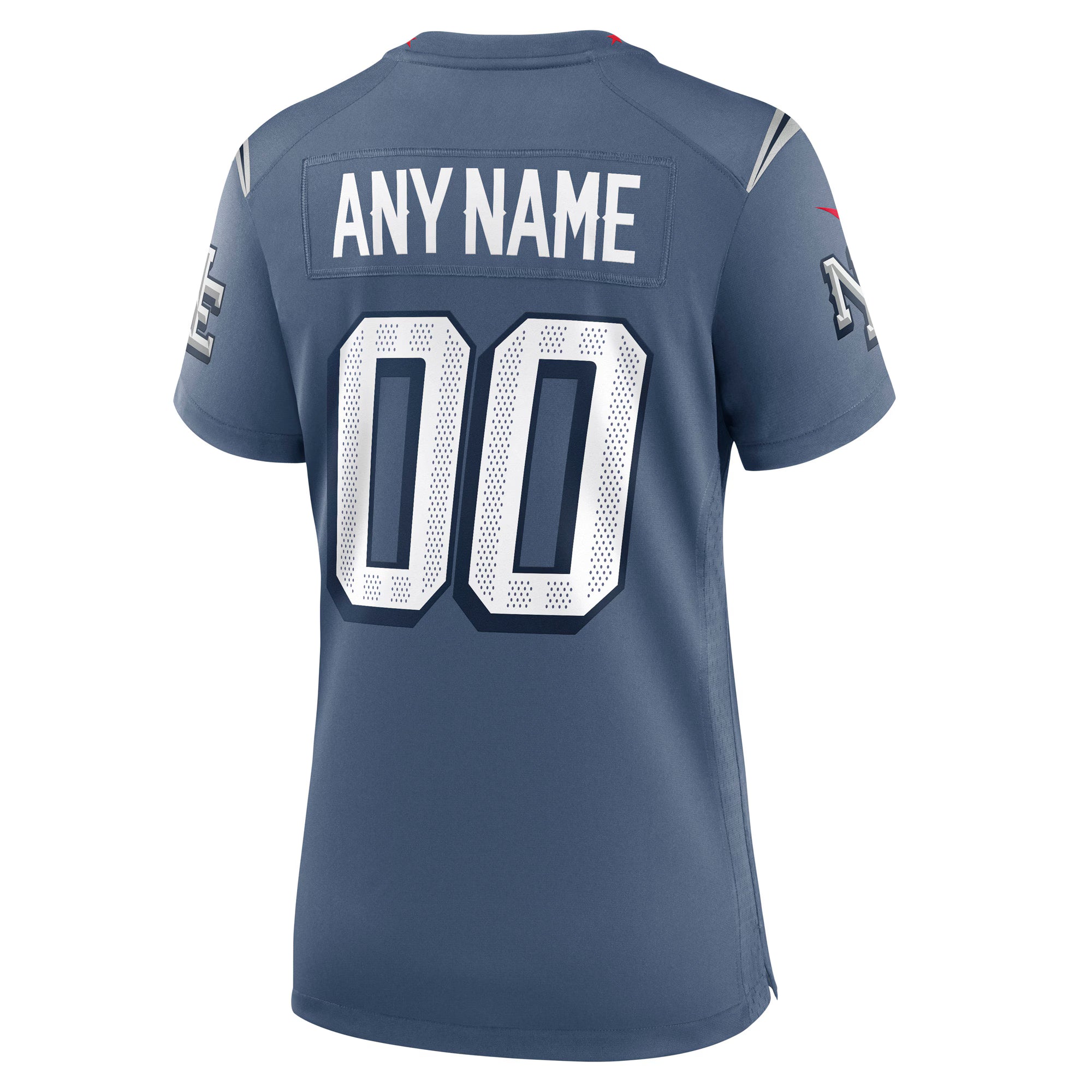 New England Patriots Nike Women's 2025 Rivalries Collection Custom Game Jersey - Storm Blue