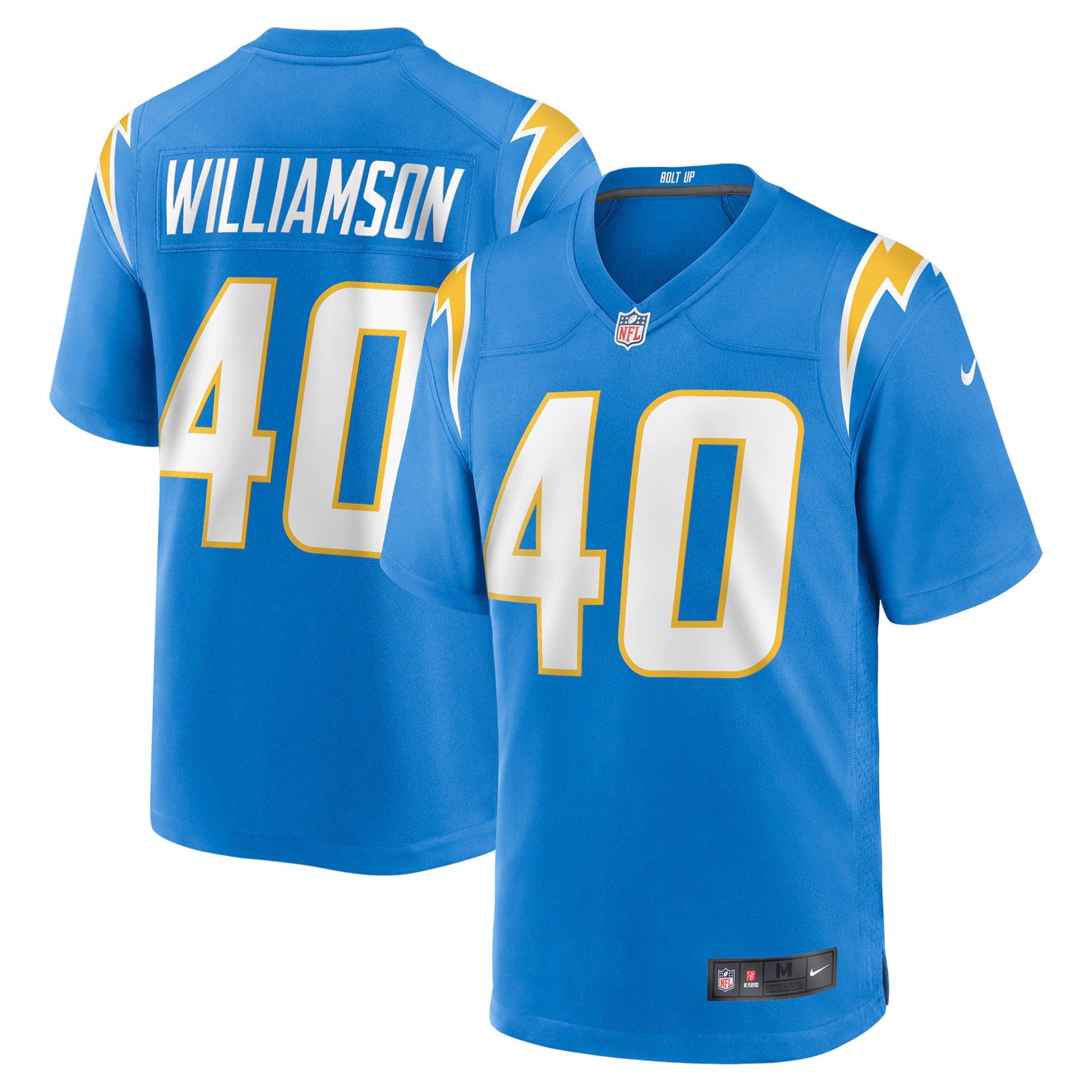 Kendall Williamson Los Angeles Chargers Nike Team Game Jersey -  Powder Blue