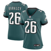 Saquon Barkley Philadelphia Eagles Nike Women's Game Player Jersey - Midnight Green