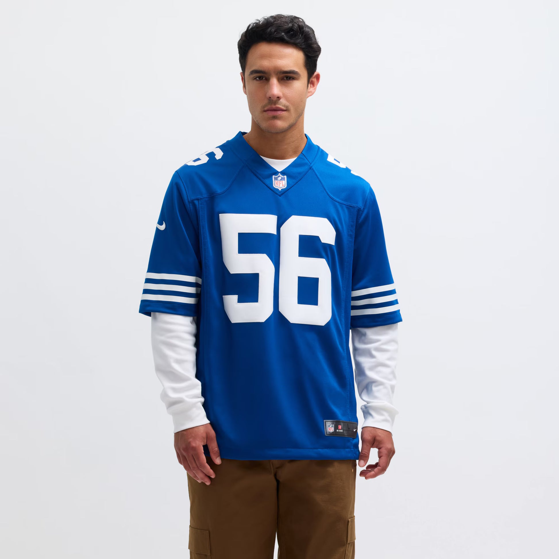 Men's Nike Quenton Nelson Royal Indianapolis Colts Alternate Vapor Limited Jersey