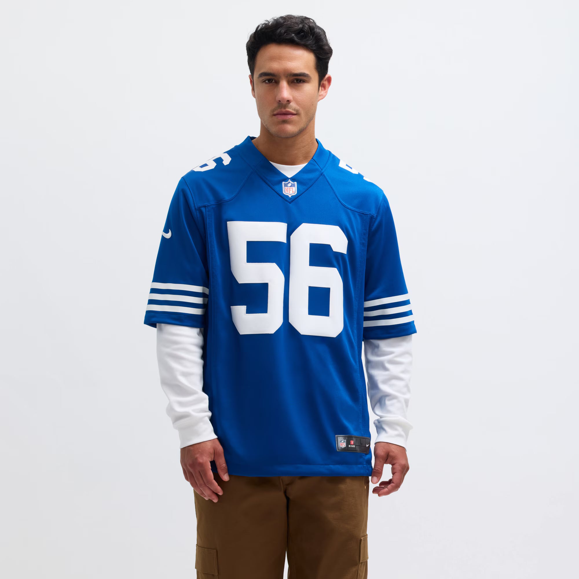 Men's Nike Quenton Nelson Royal Indianapolis Colts Alternate Vapor Limited Jersey