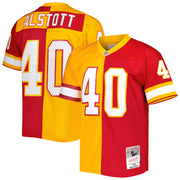 Mike Alstott Tampa Bay Buccaneers Mitchell &amp; Ness 1996 Split Legacy Replica Jersey - Orange/Red
