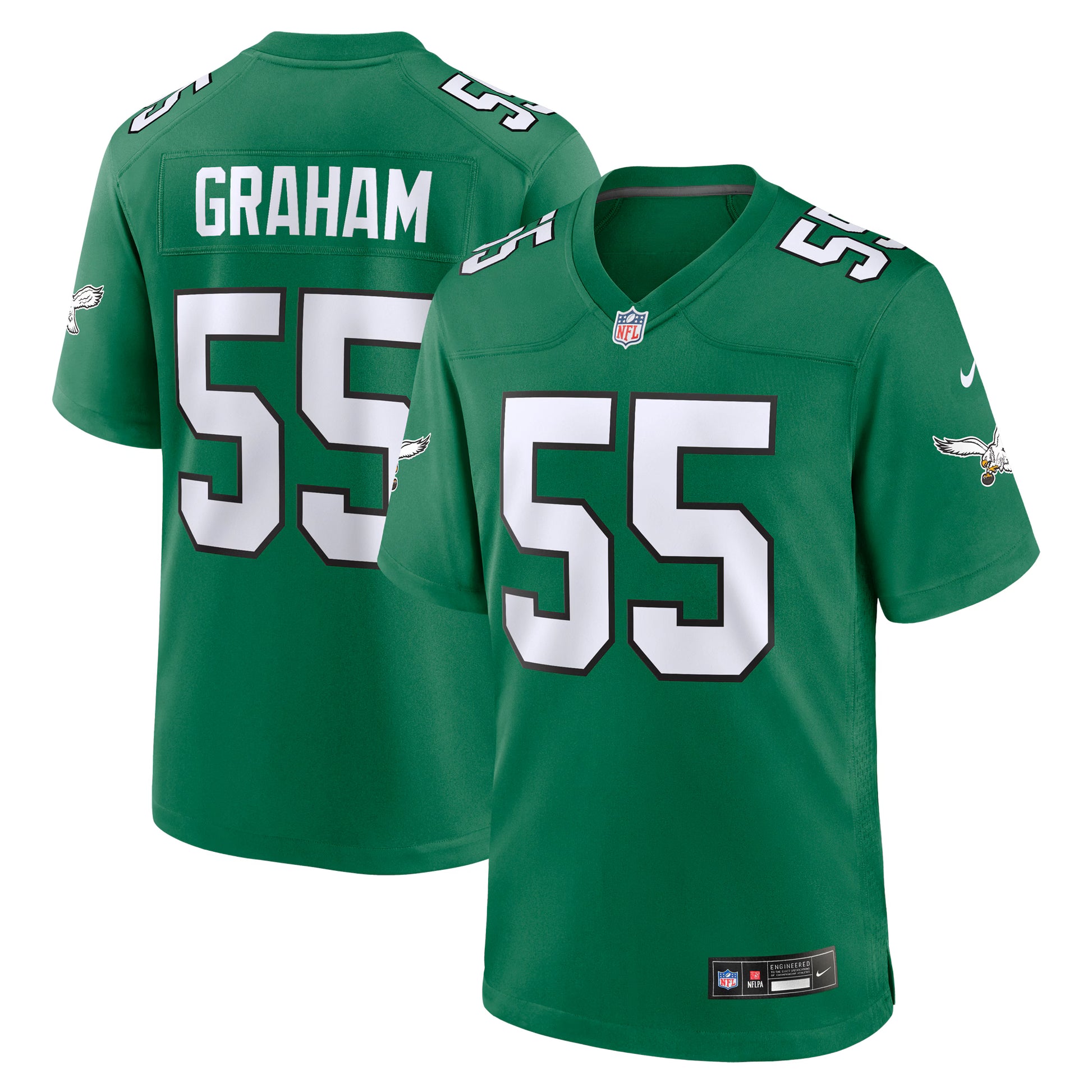Brandon Graham Philadelphia Eagles Nike Alternate Game Jersey - Kelly Green