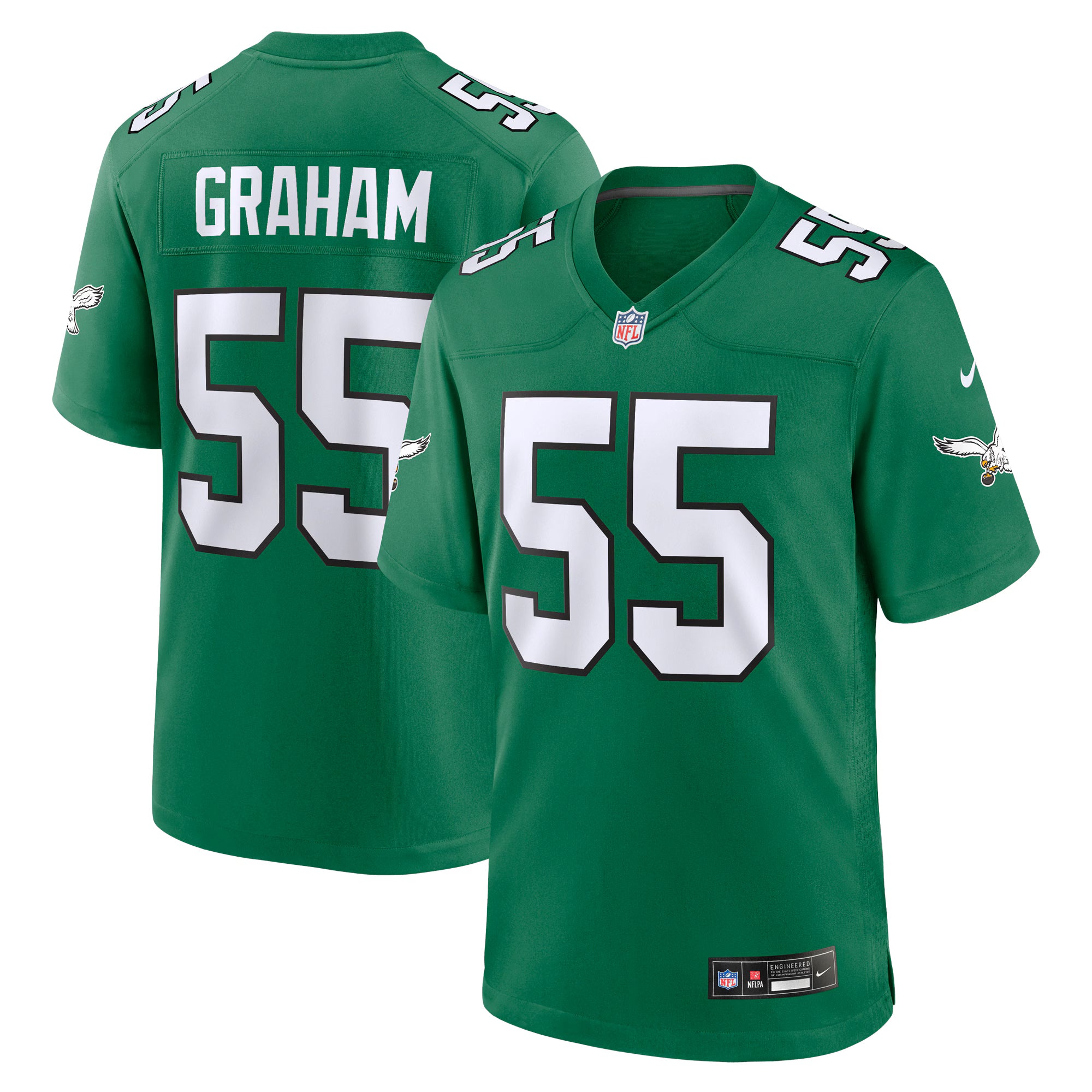 Brandon Graham Philadelphia Eagles Nike Alternate Game Jersey - Kelly Green