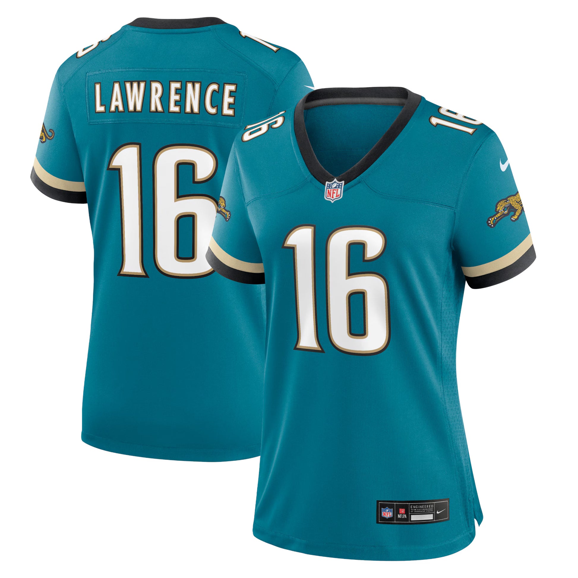 Trevor Lawrence Jacksonville Jaguars Nike Women's Prowler Throwback Game Jersey - Teal
