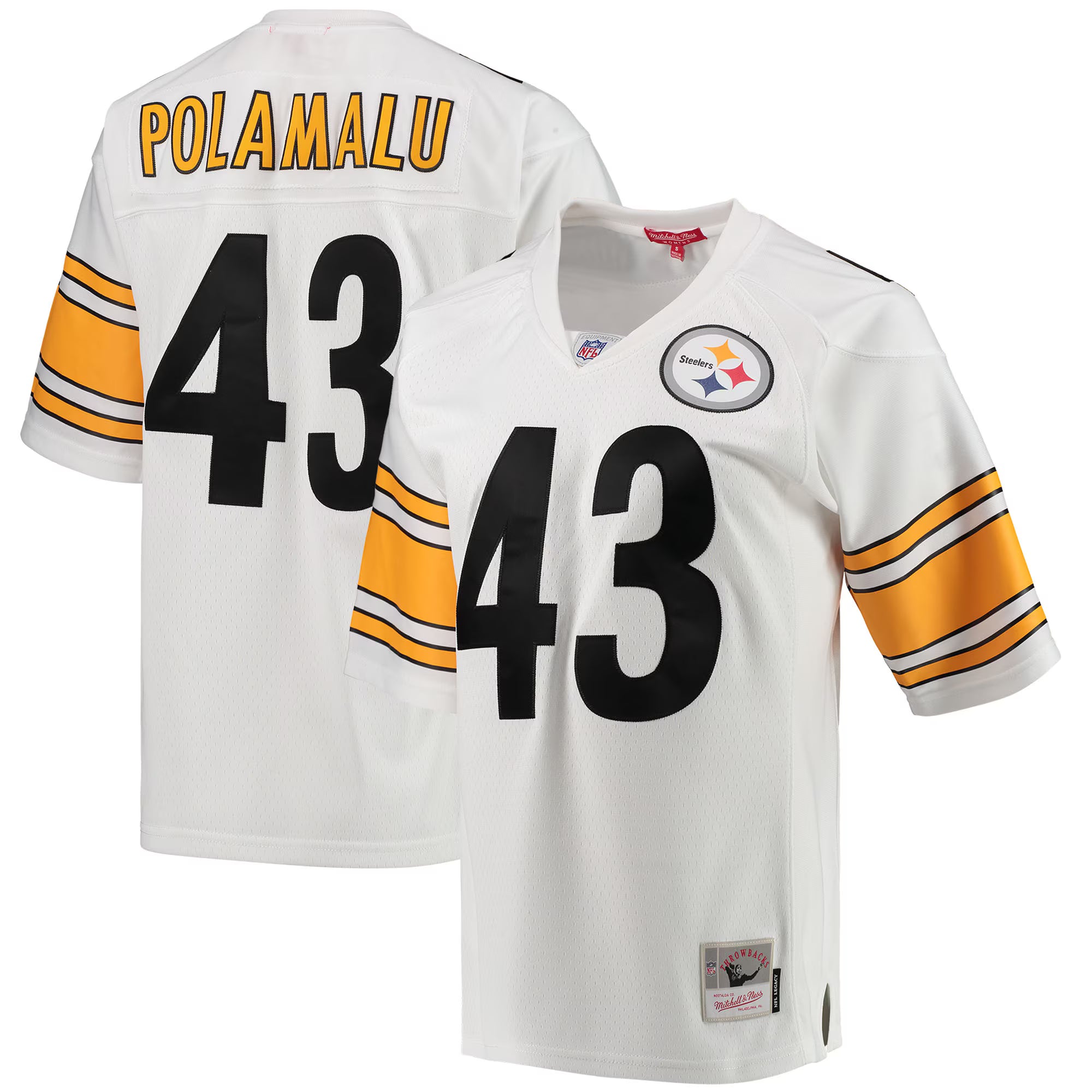 Troy Polamalu Pittsburgh Steelers Mitchell &amp; Ness Women's 2005 Legacy Replica Team Jersey - White
