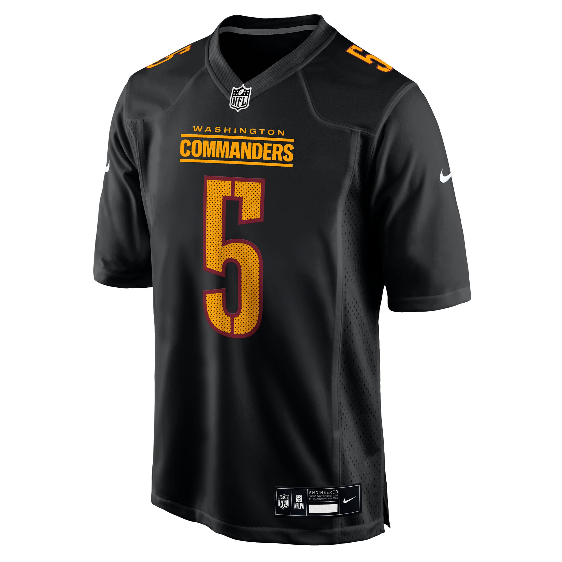 Jayden Daniels Washington Commanders Nike Fashion Jersey - Carbon Black