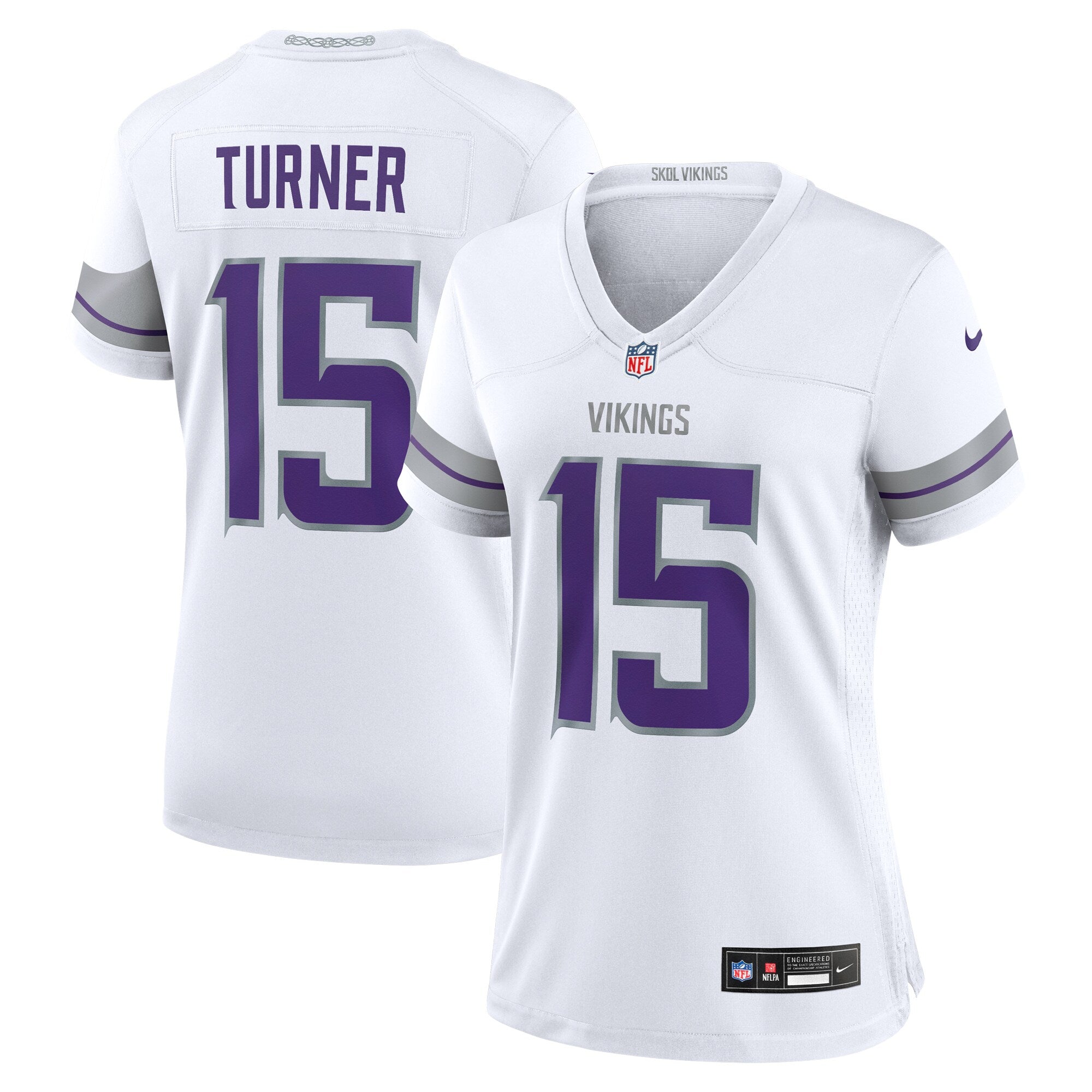 Dallas Turner Minnesota Vikings Nike Women's Alternate Game Jersey -  White