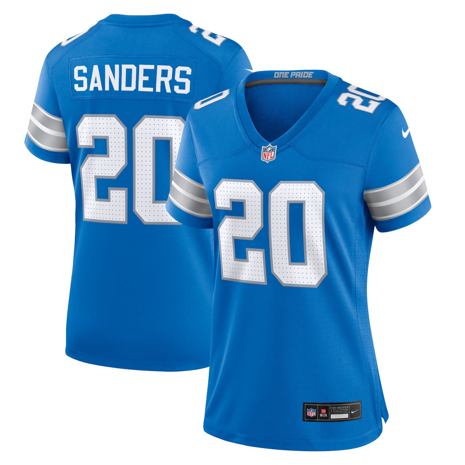 Barry Sanders Detroit Lions Nike Women's Retired Player Game Jersey - Blue